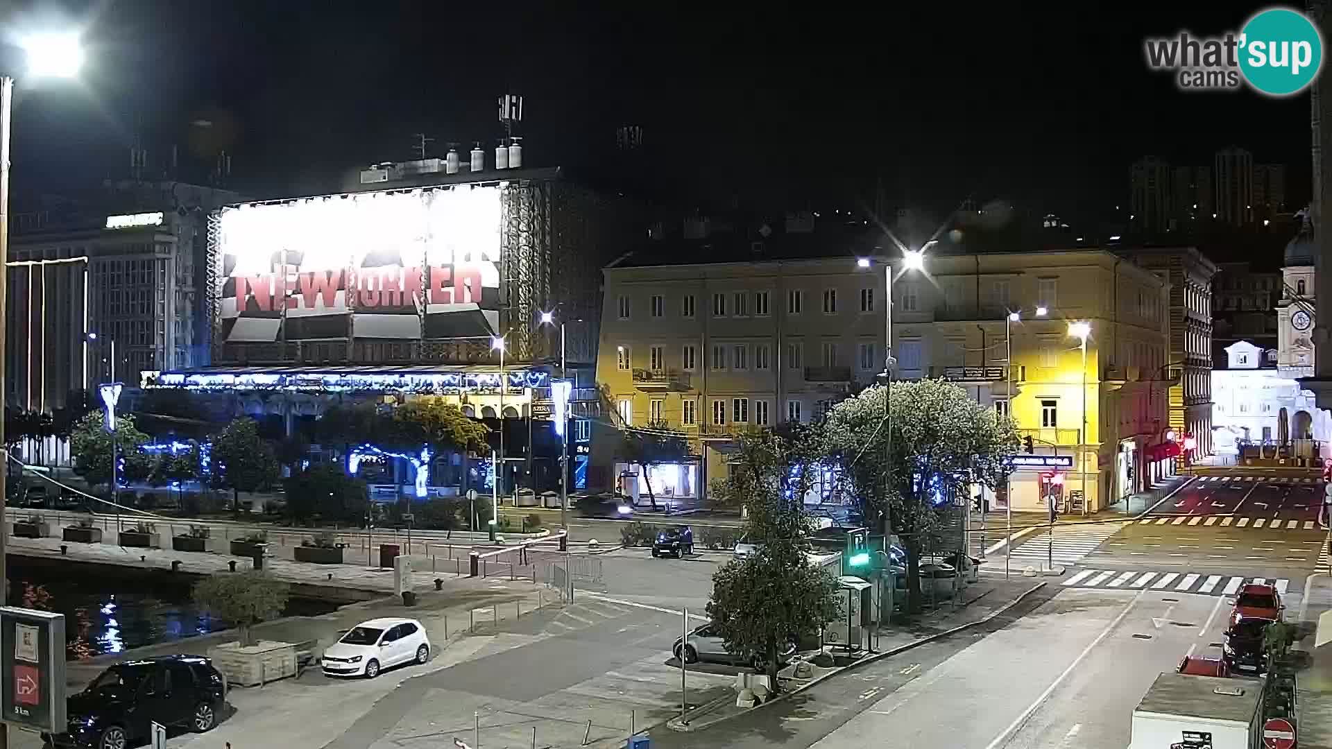 La Riva e la Marina a Rijeka (Fiume) – Live Webcam Croazia