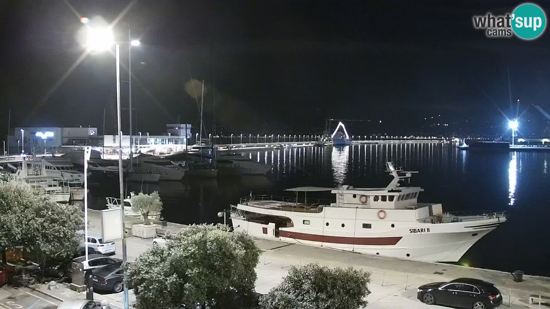 La Riva et Marina à Rijeka – Live Webcam Croatie