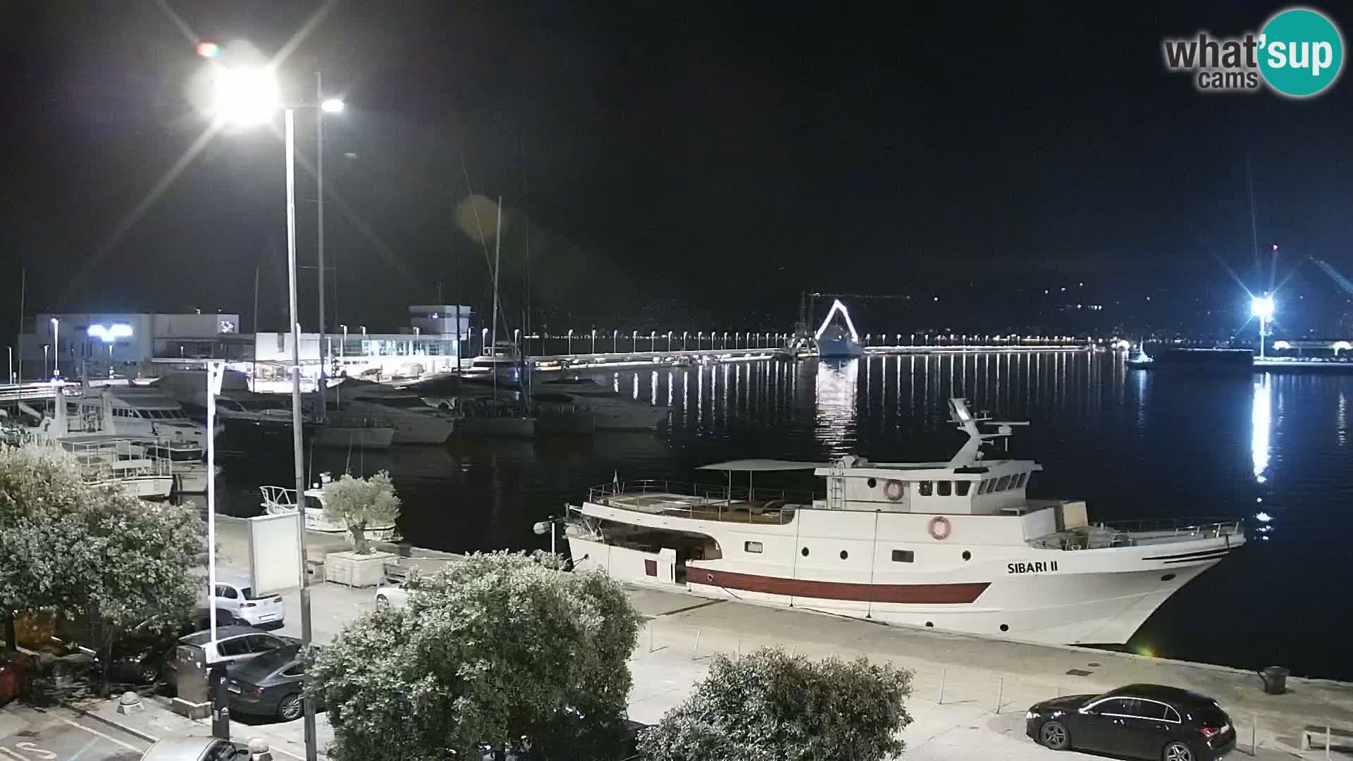 La Riva e la Marina a Rijeka (Fiume) – Live Webcam Croazia