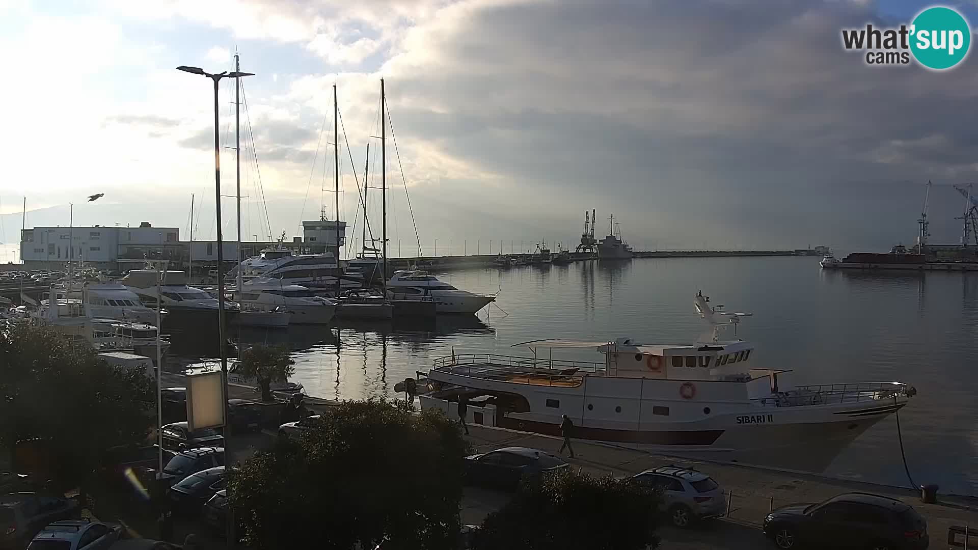Riva i Marina u Rijeci – Web kamera uživo u Hrvatskoj