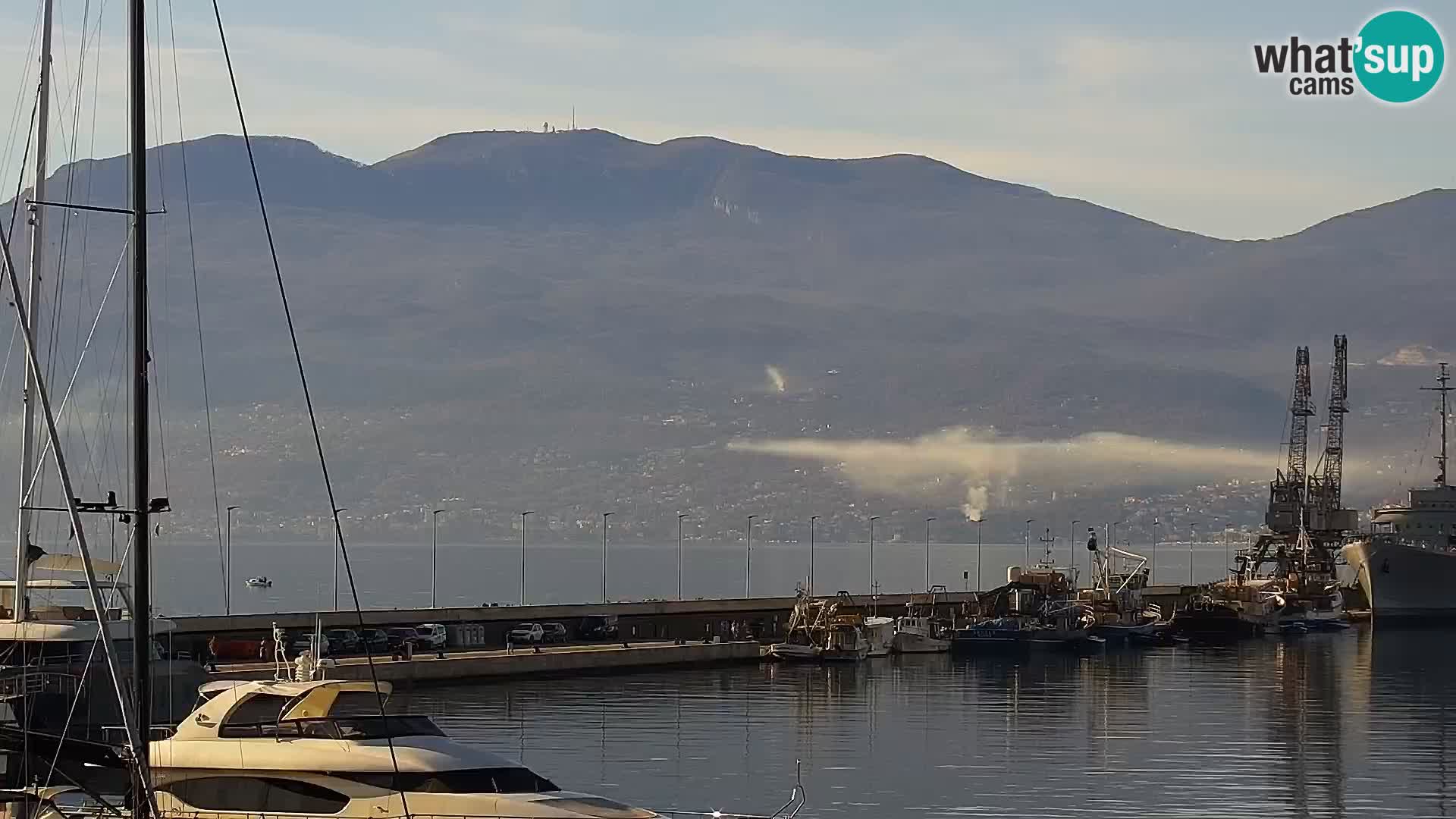 Riva i Marina u Rijeci – Web kamera uživo u Hrvatskoj