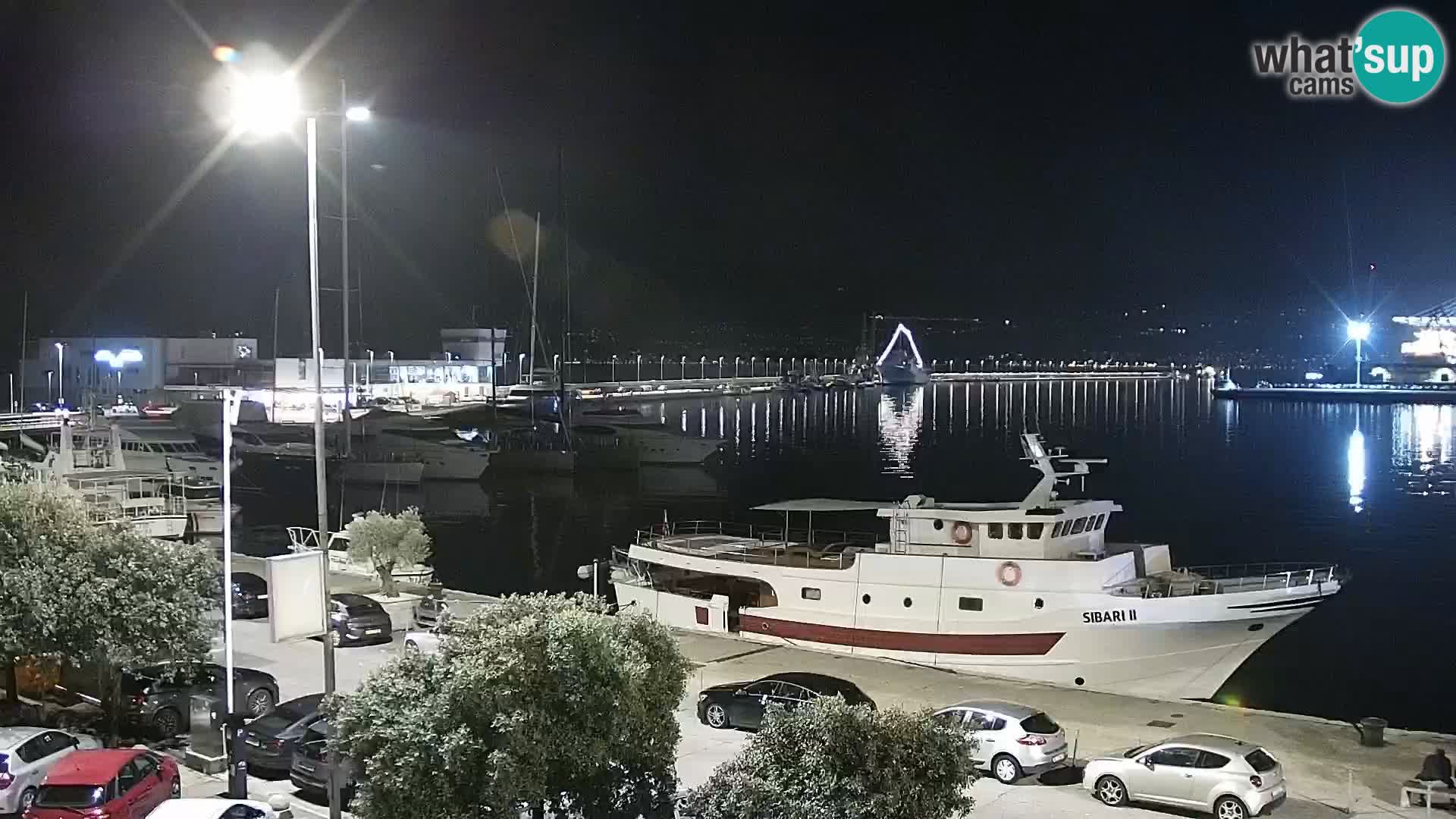 Riva i Marina u Rijeci – Web kamera uživo u Hrvatskoj