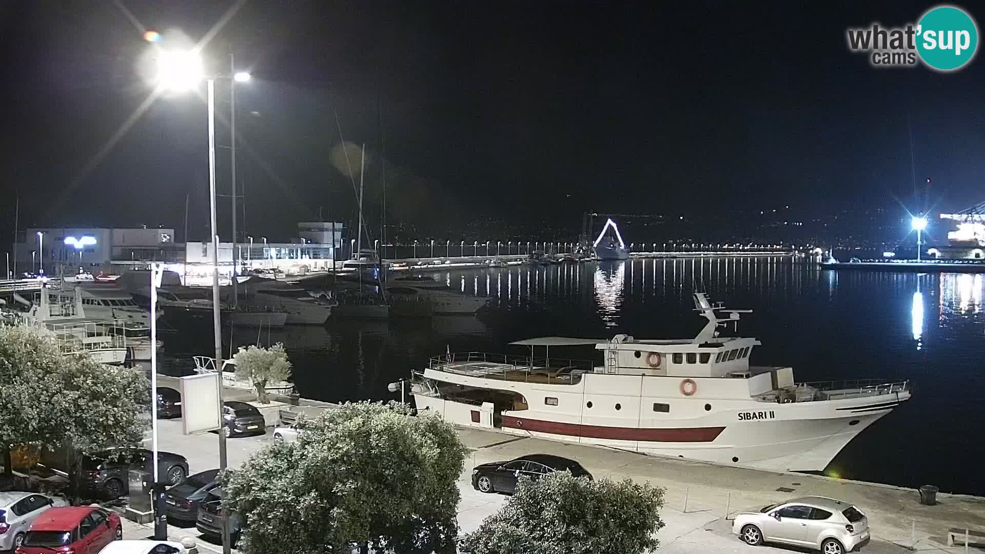 Riva i Marina u Rijeci – Web kamera uživo u Hrvatskoj