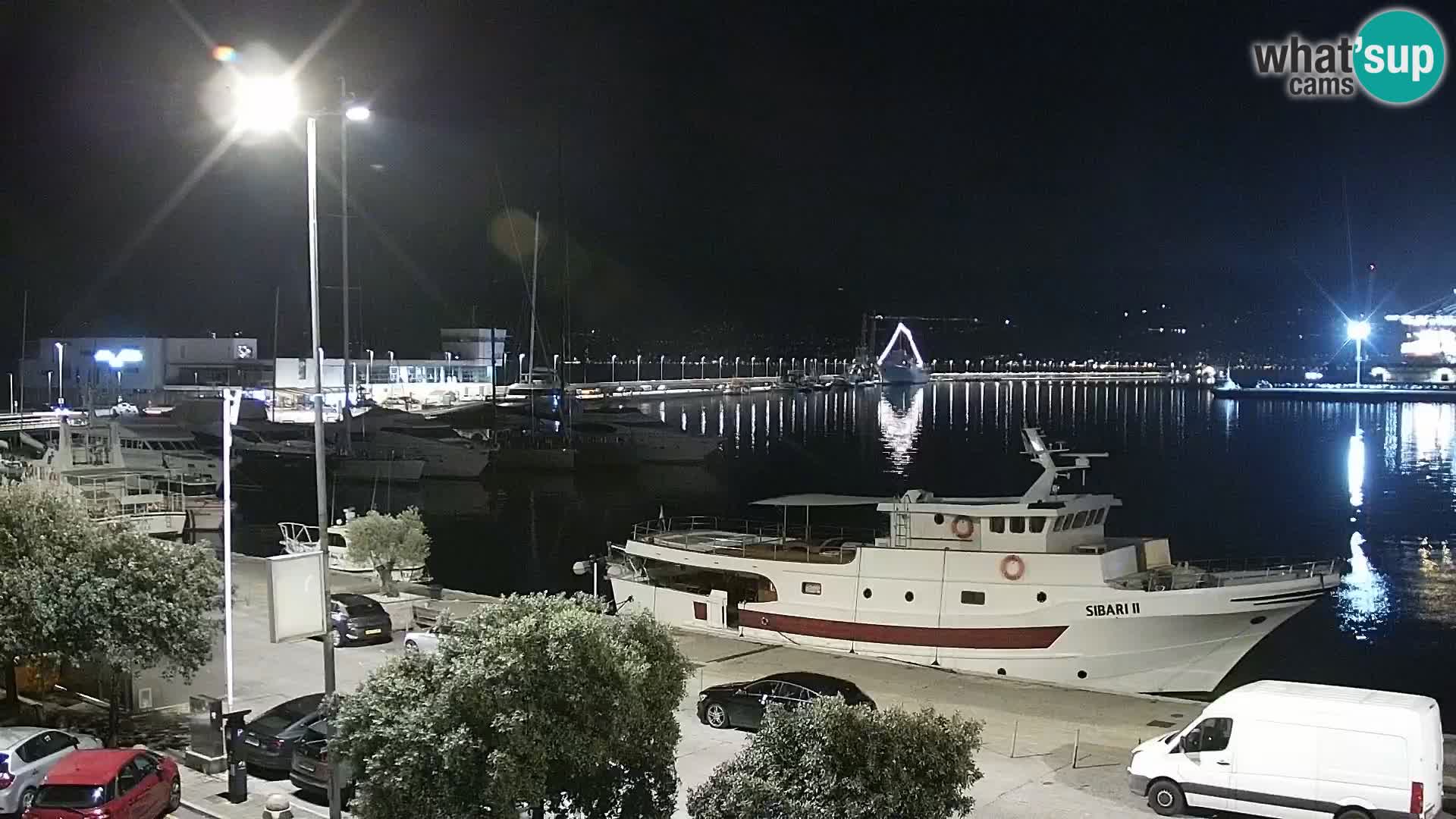 Riva i Marina u Rijeci – Web kamera uživo u Hrvatskoj