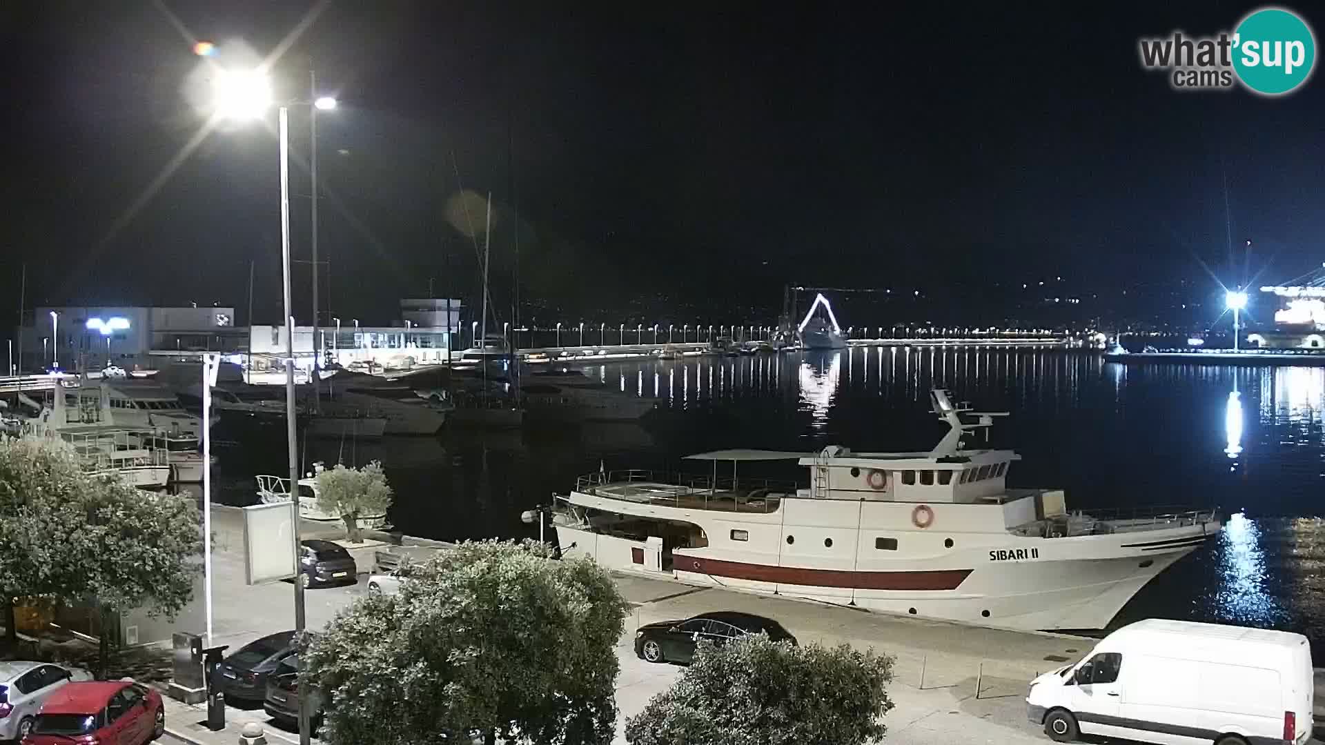 La Riva e la Marina a Rijeka (Fiume) – Live Webcam Croazia
