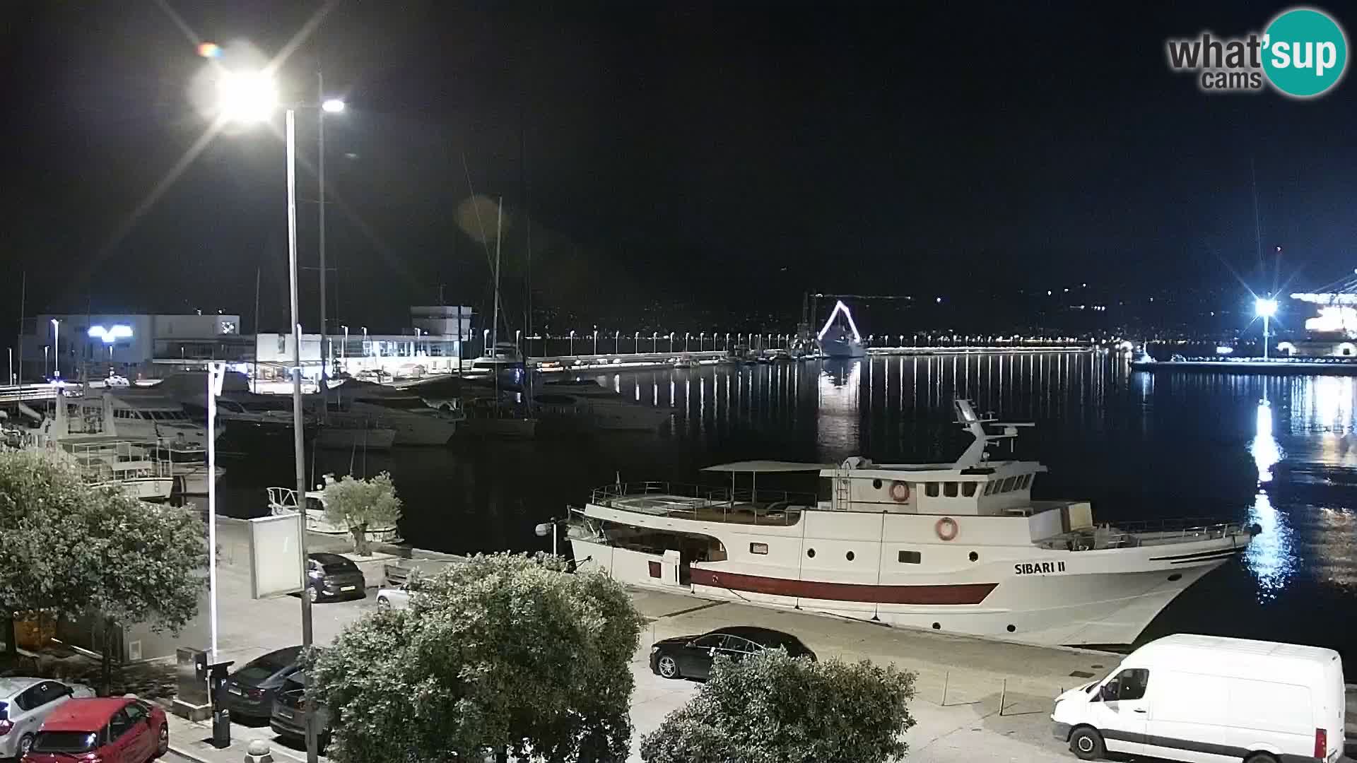 Die Riva und Marina in Rijeka – Live Webcam Kroatien