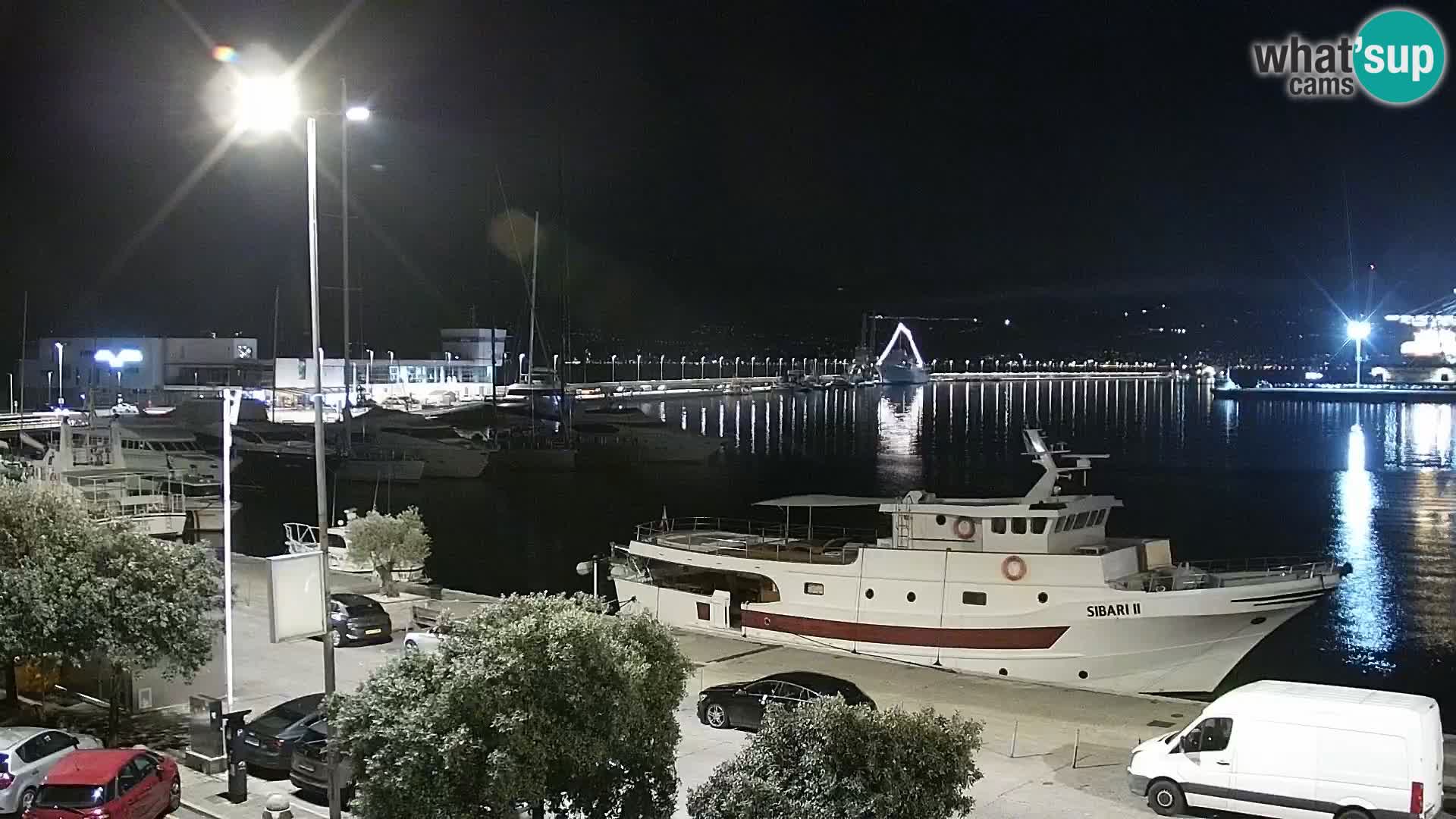 La Riva e la Marina a Rijeka (Fiume) – Live Webcam Croazia