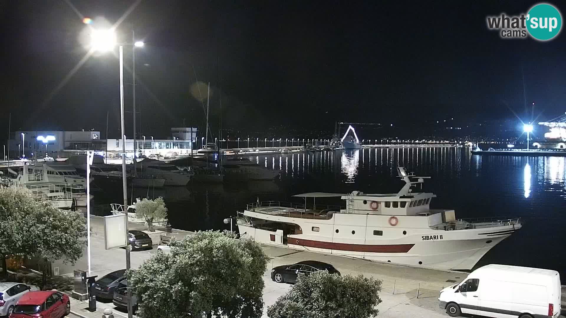 The Riva and Marina in Rijeka – Live Webcam Croatia