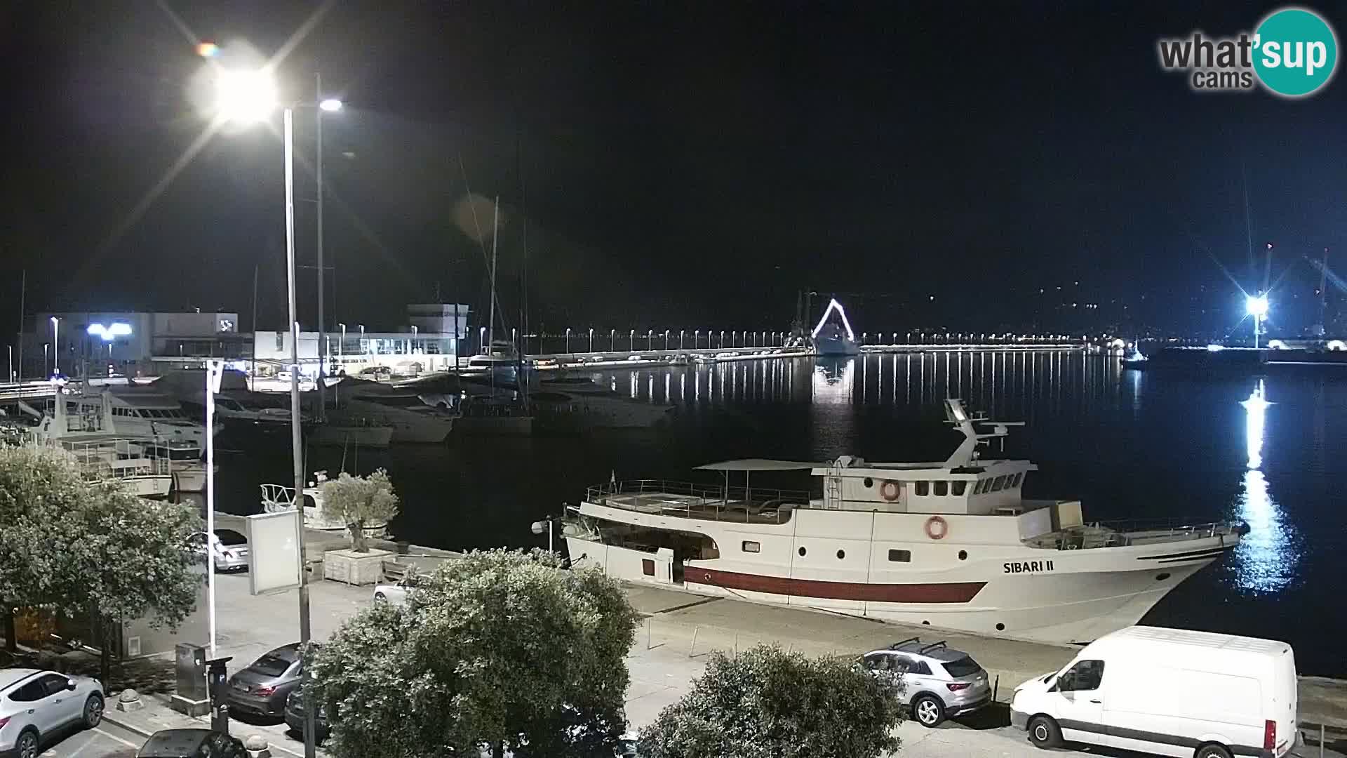 La Riva et Marina à Rijeka – Live Webcam Croatie