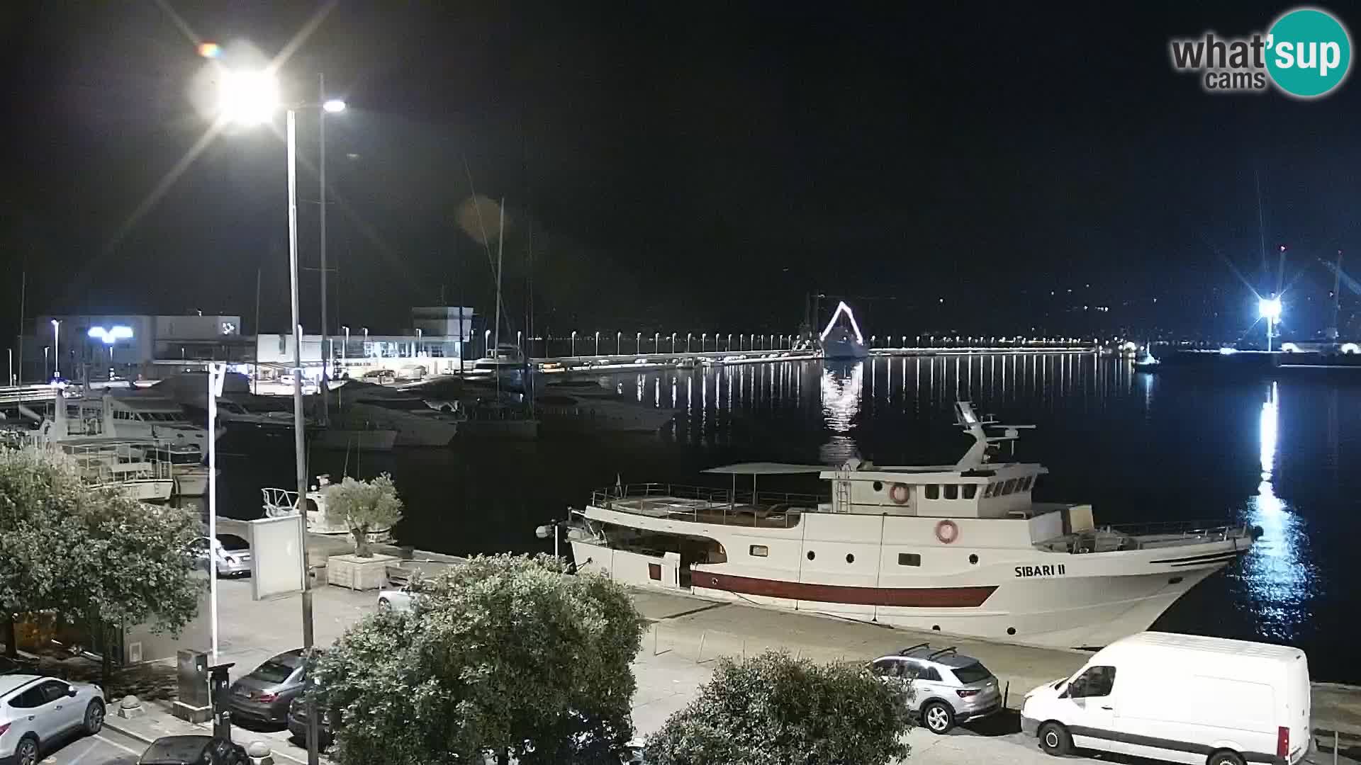La Riva y Marina en Rijeka – Webcam en vivo Croacia