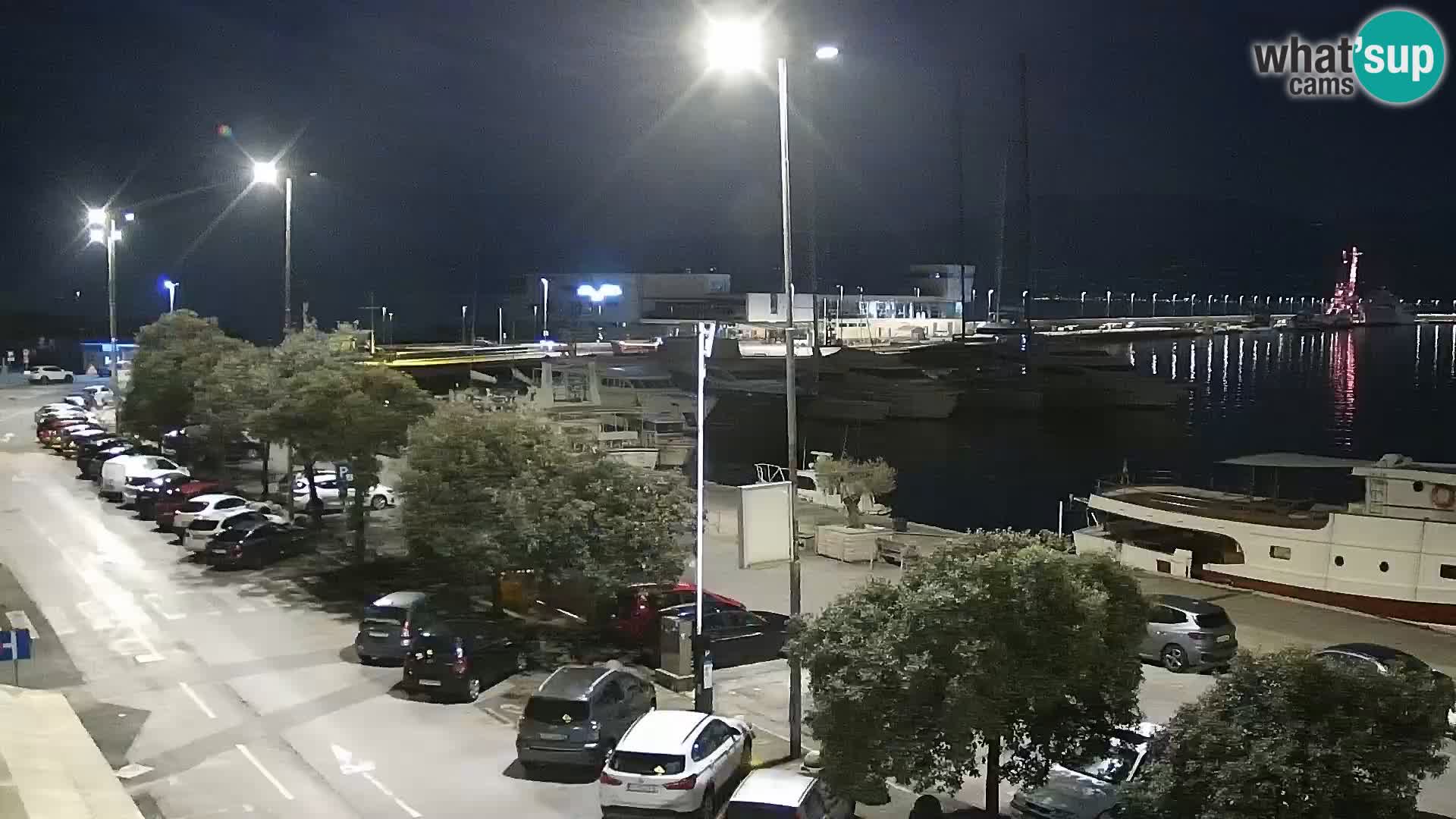 La Riva e la Marina a Rijeka (Fiume) – Live Webcam Croazia