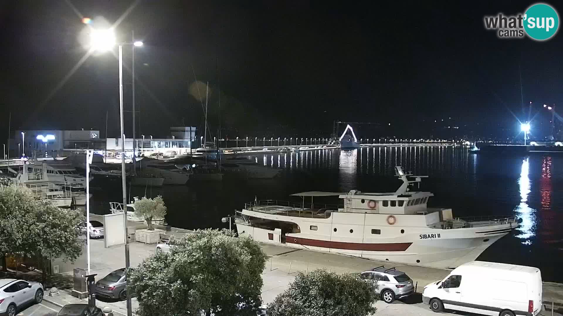 The Riva and Marina in Rijeka  – Live Webcam Croatia