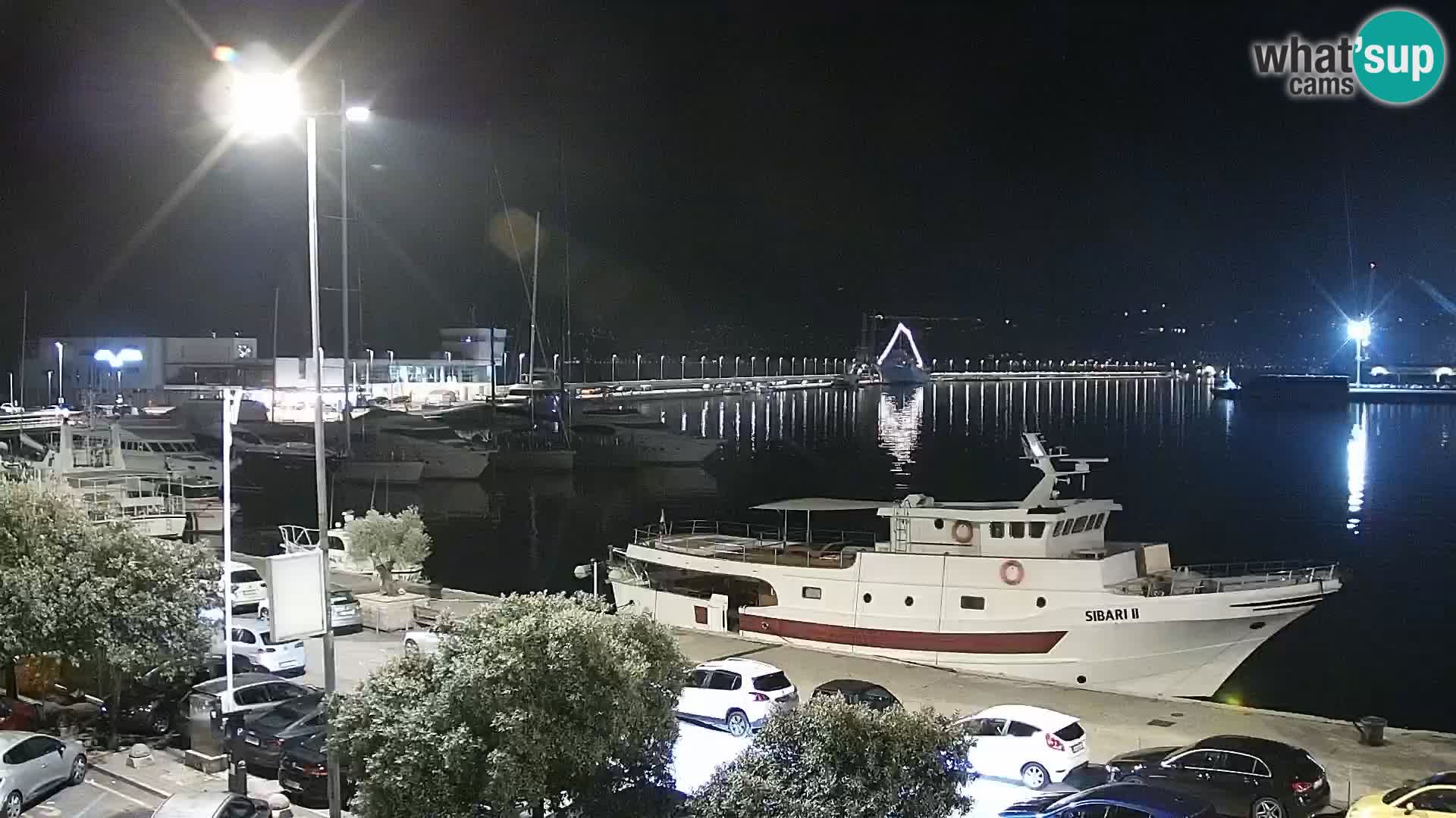 Riva i Marina u Rijeci – Web kamera uživo u Hrvatskoj