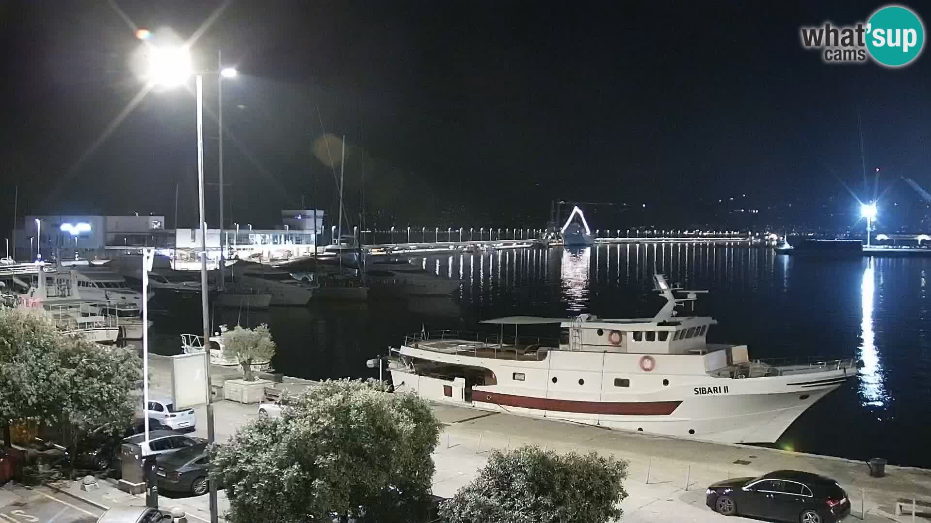 La Riva e la Marina a Rijeka (Fiume) – Live Webcam Croazia