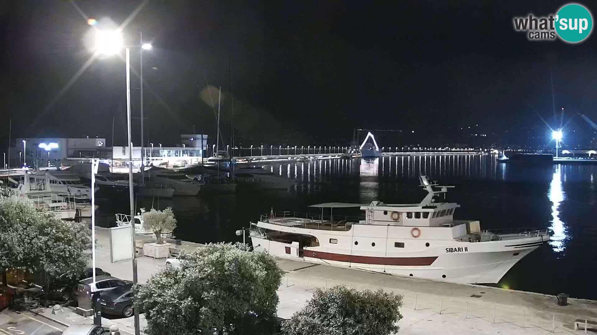 The Riva and Marina in Rijeka – Live Webcam Croatia