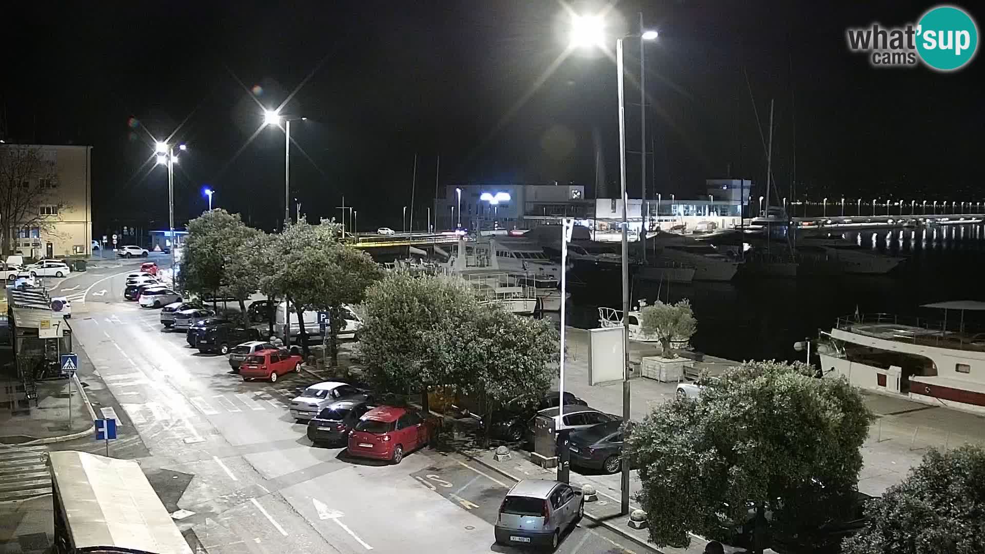 La Riva e la Marina a Rijeka (Fiume) – Live Webcam Croazia