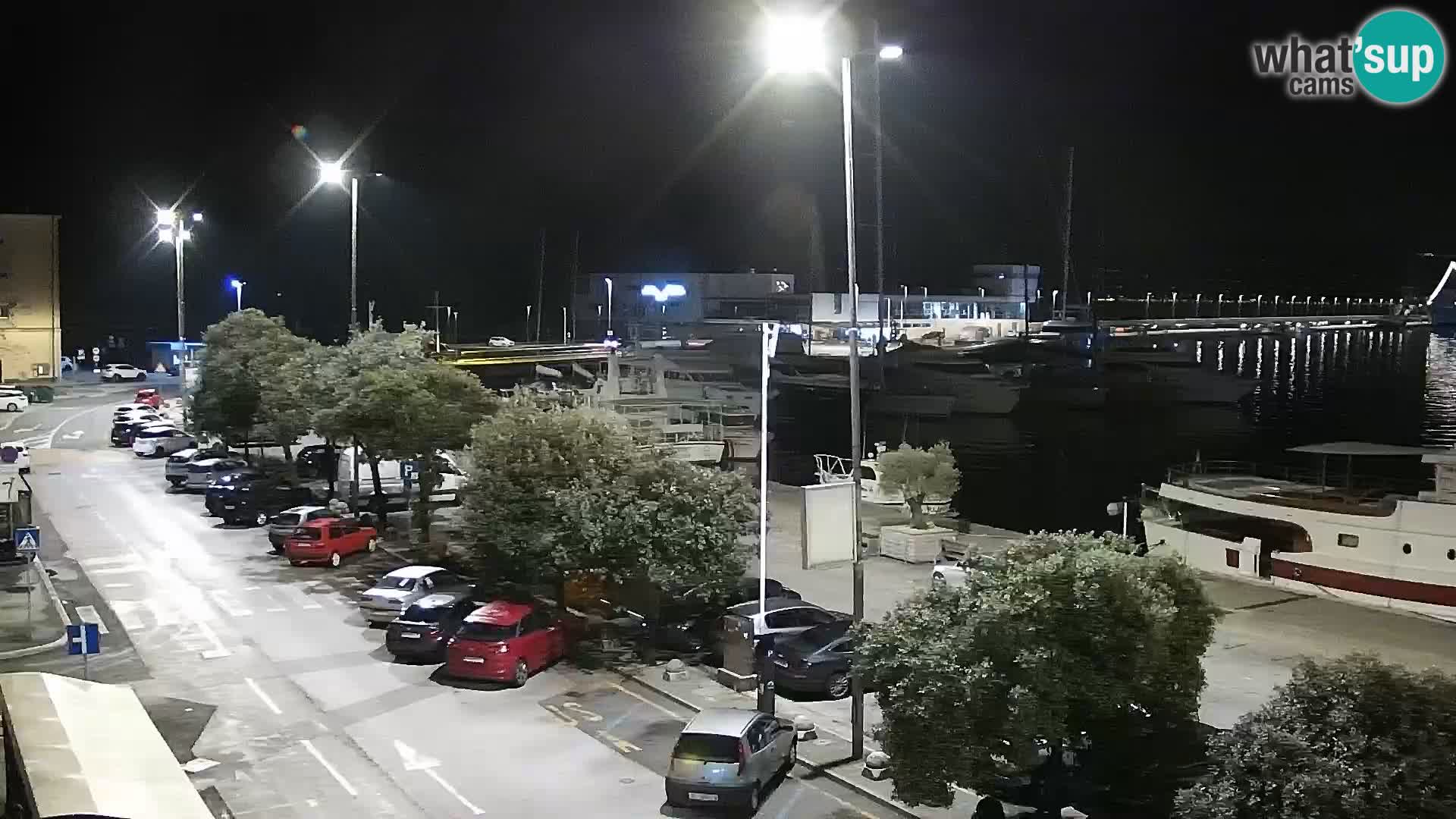 Die Riva und Marina in Rijeka – Live Webcam Kroatien