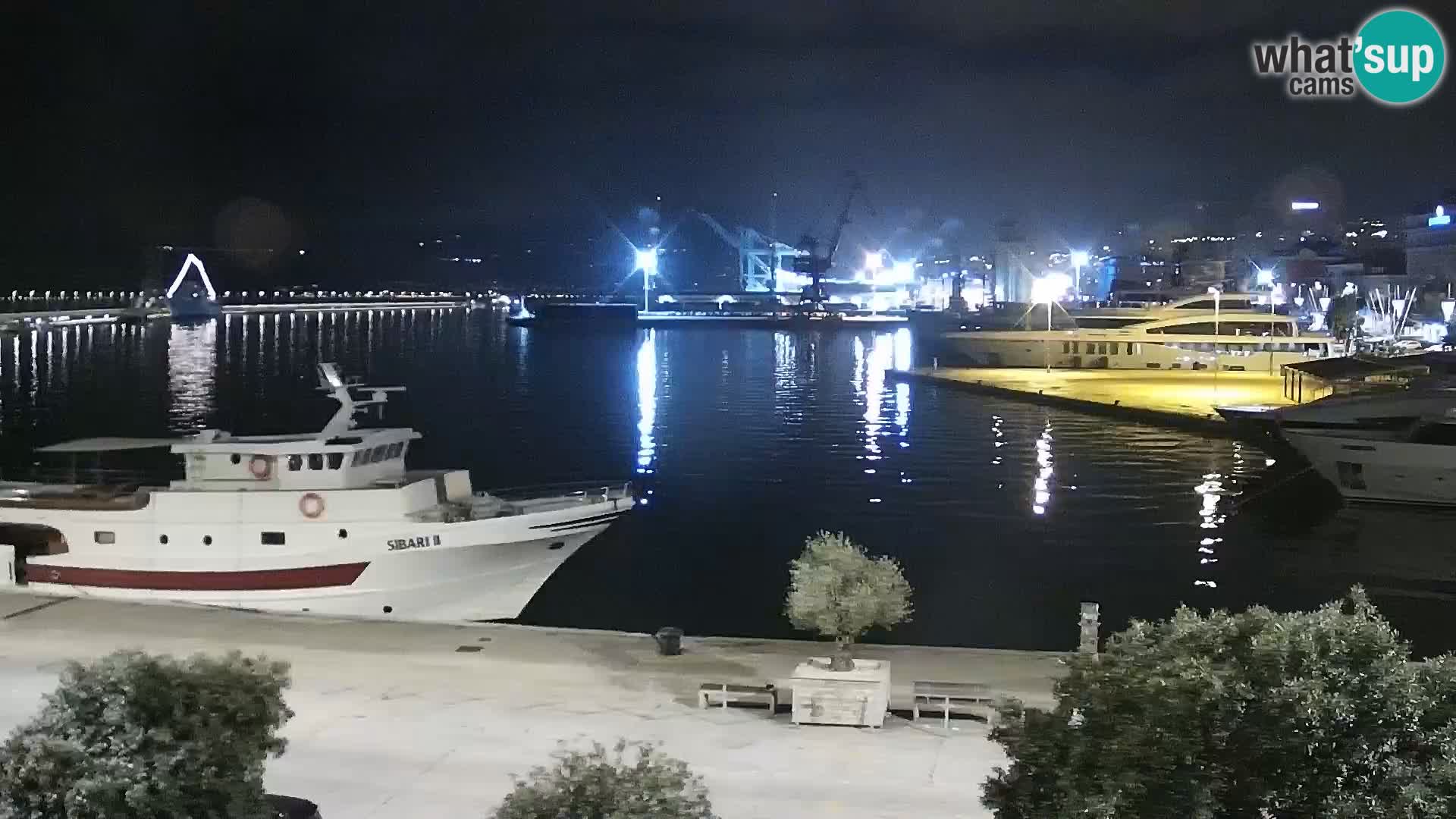 Die Riva und Marina in Rijeka – Live Webcam Kroatien