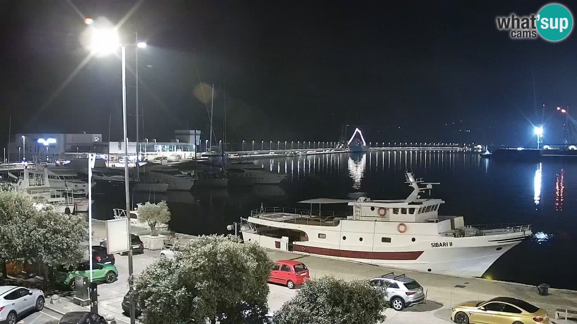 La Riva et Marina à Rijeka – Live Webcam Croatie