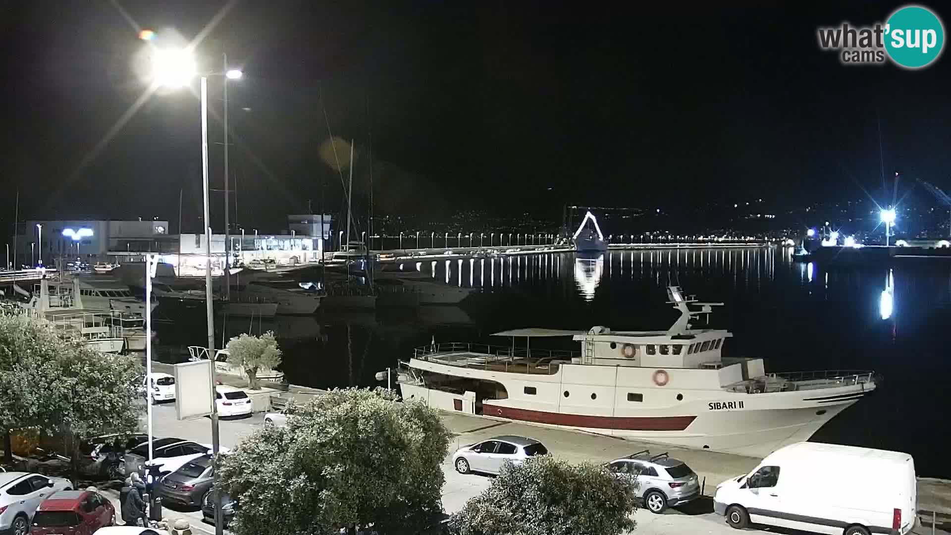 Die Riva und Marina in Rijeka – Live Webcam Kroatien