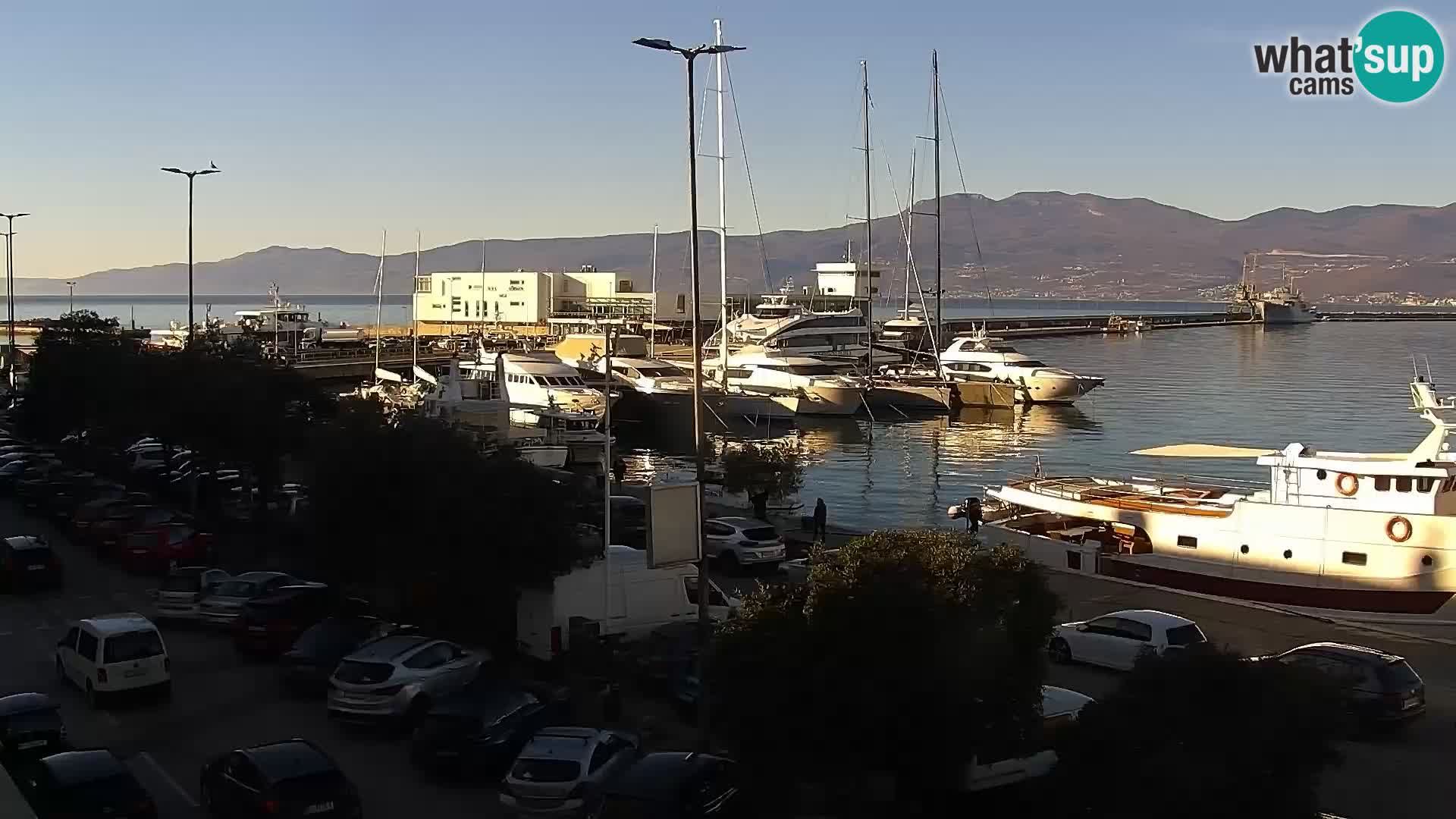 La Riva e la Marina a Rijeka (Fiume) – Live Webcam Croazia