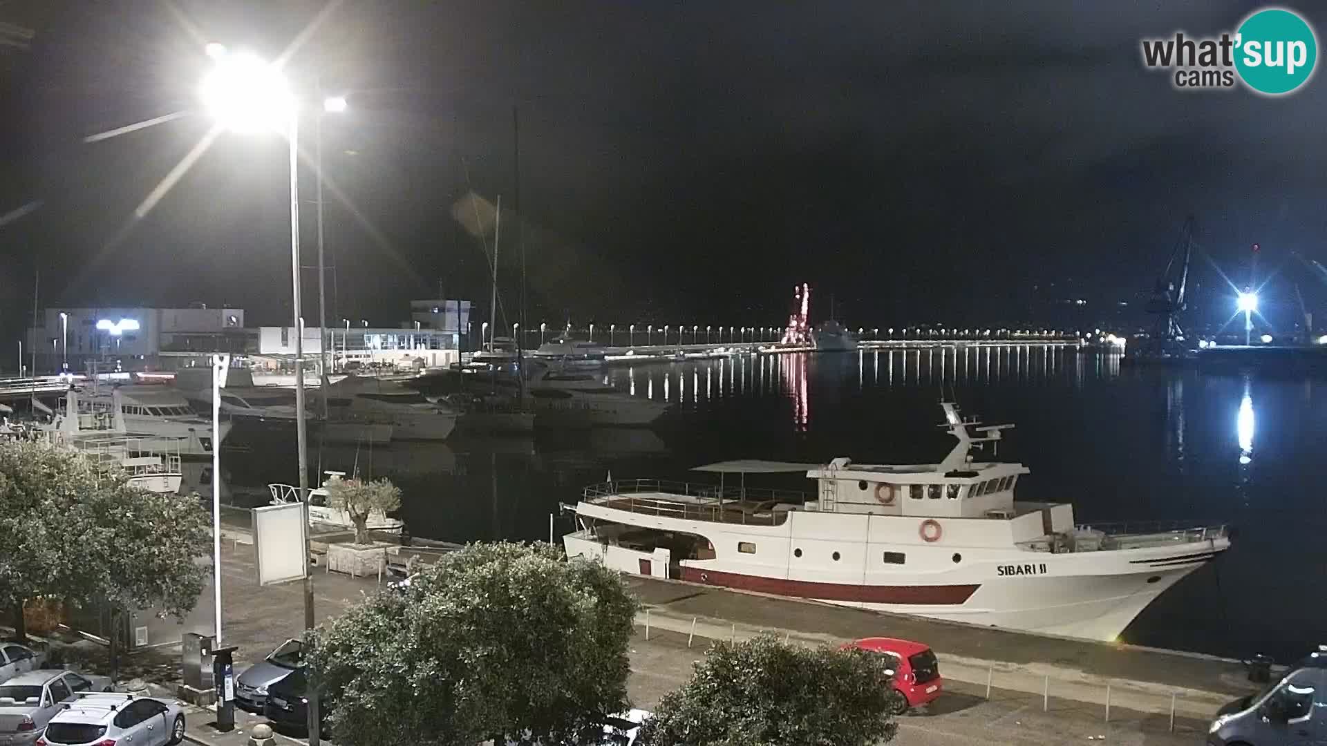 La Riva et Marina à Rijeka – Live Webcam Croatie
