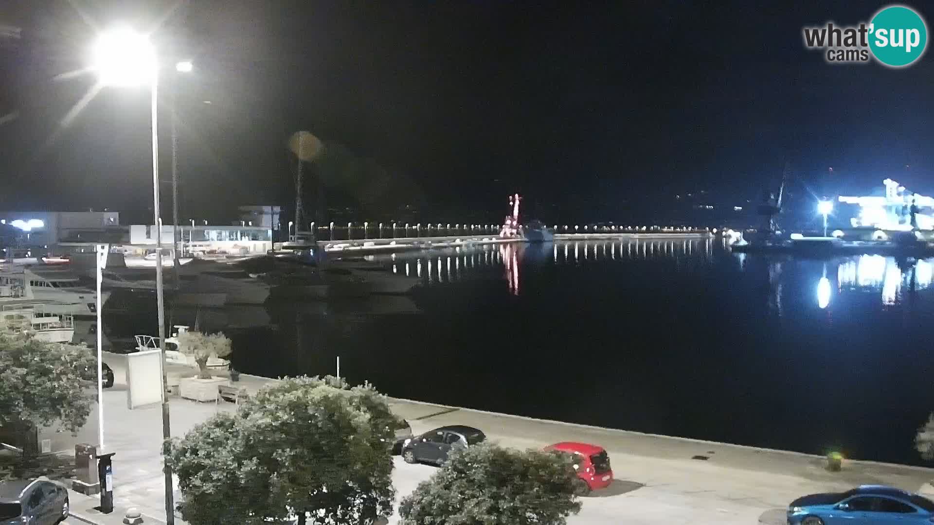 La Riva et Marina à Rijeka – Live Webcam Croatie