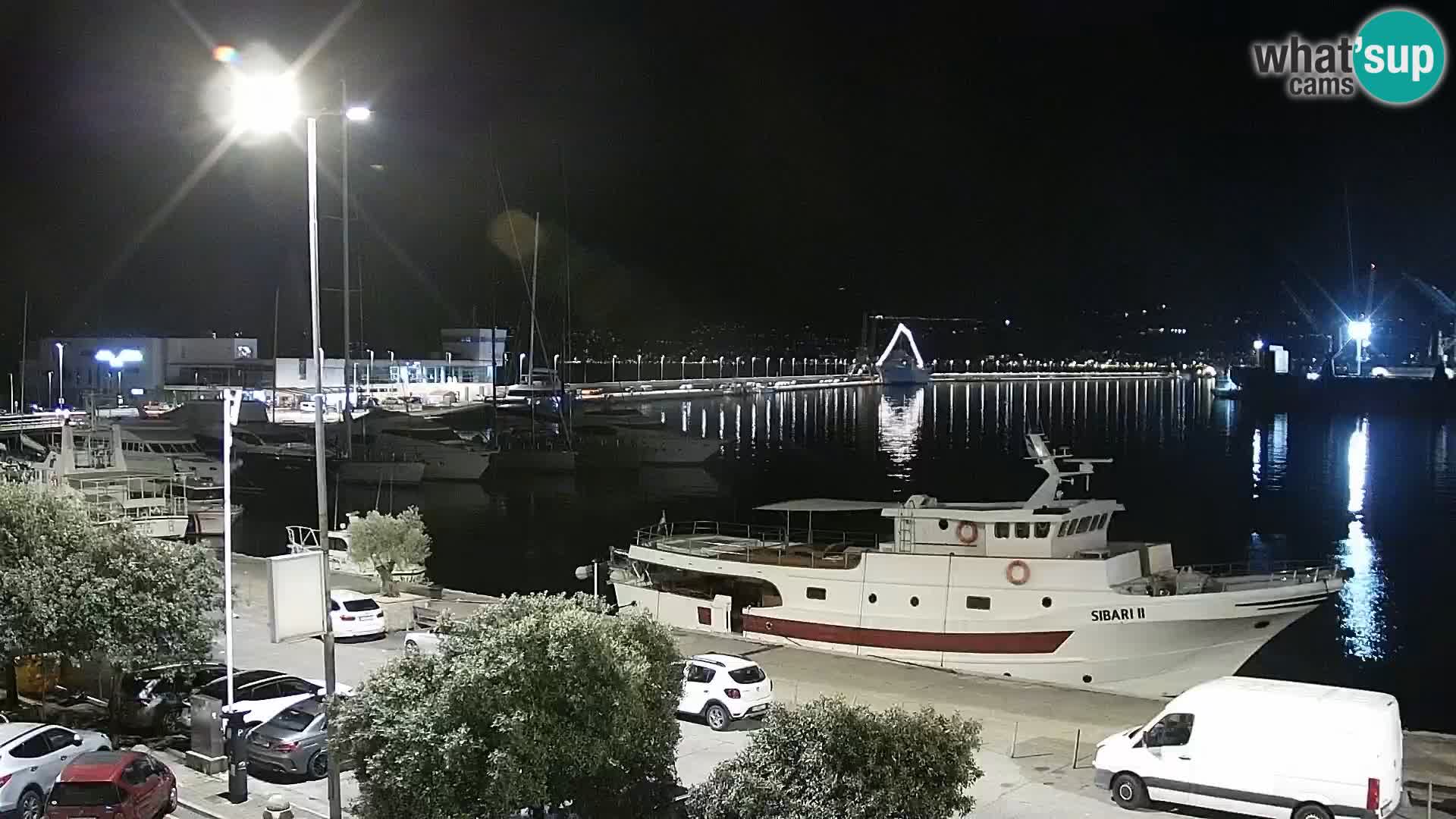 La Riva e la Marina a Rijeka (Fiume) – Live Webcam Croazia