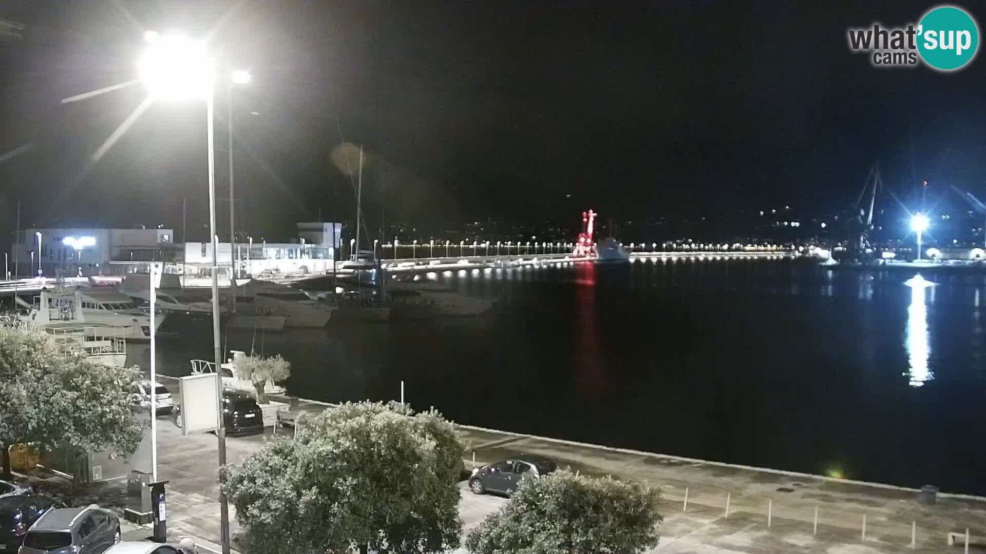 La Riva e la Marina a Rijeka (Fiume) – Live Webcam Croazia