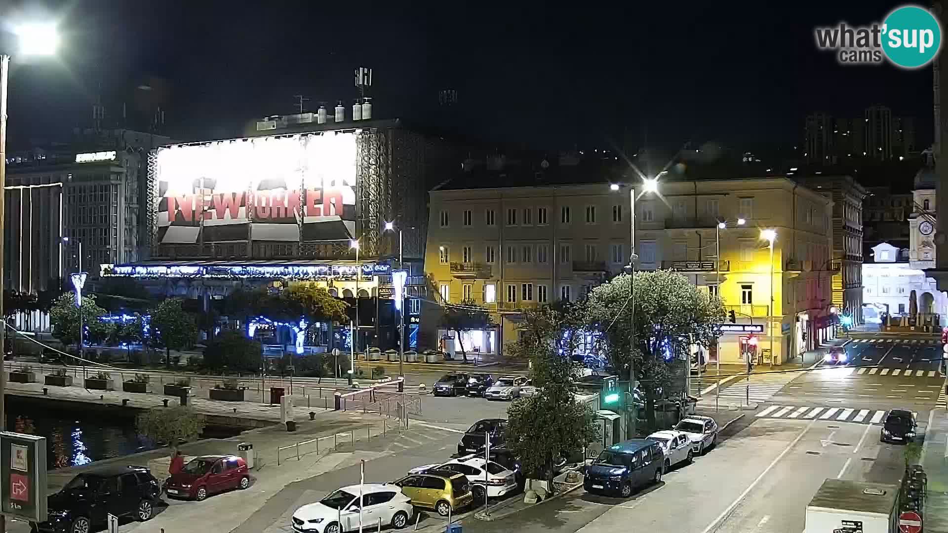 Die Riva und Marina in Rijeka – Live Webcam Kroatien