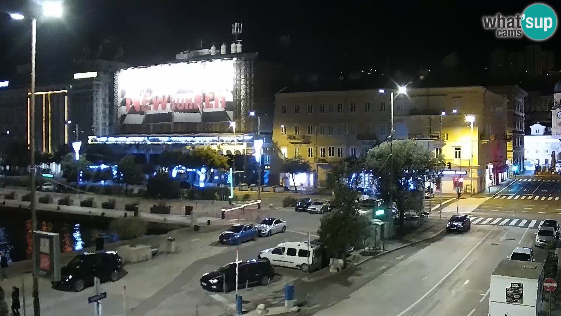 La Riva e la Marina a Rijeka (Fiume) – Live Webcam Croazia