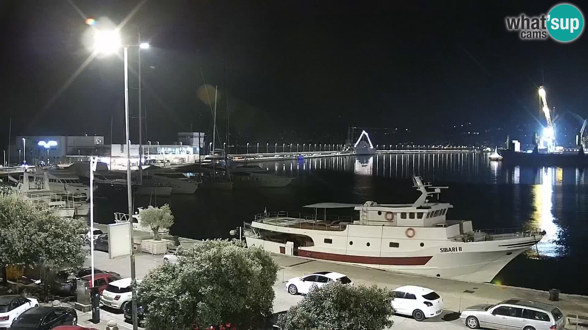 Riva i Marina u Rijeci – Web kamera uživo u Hrvatskoj