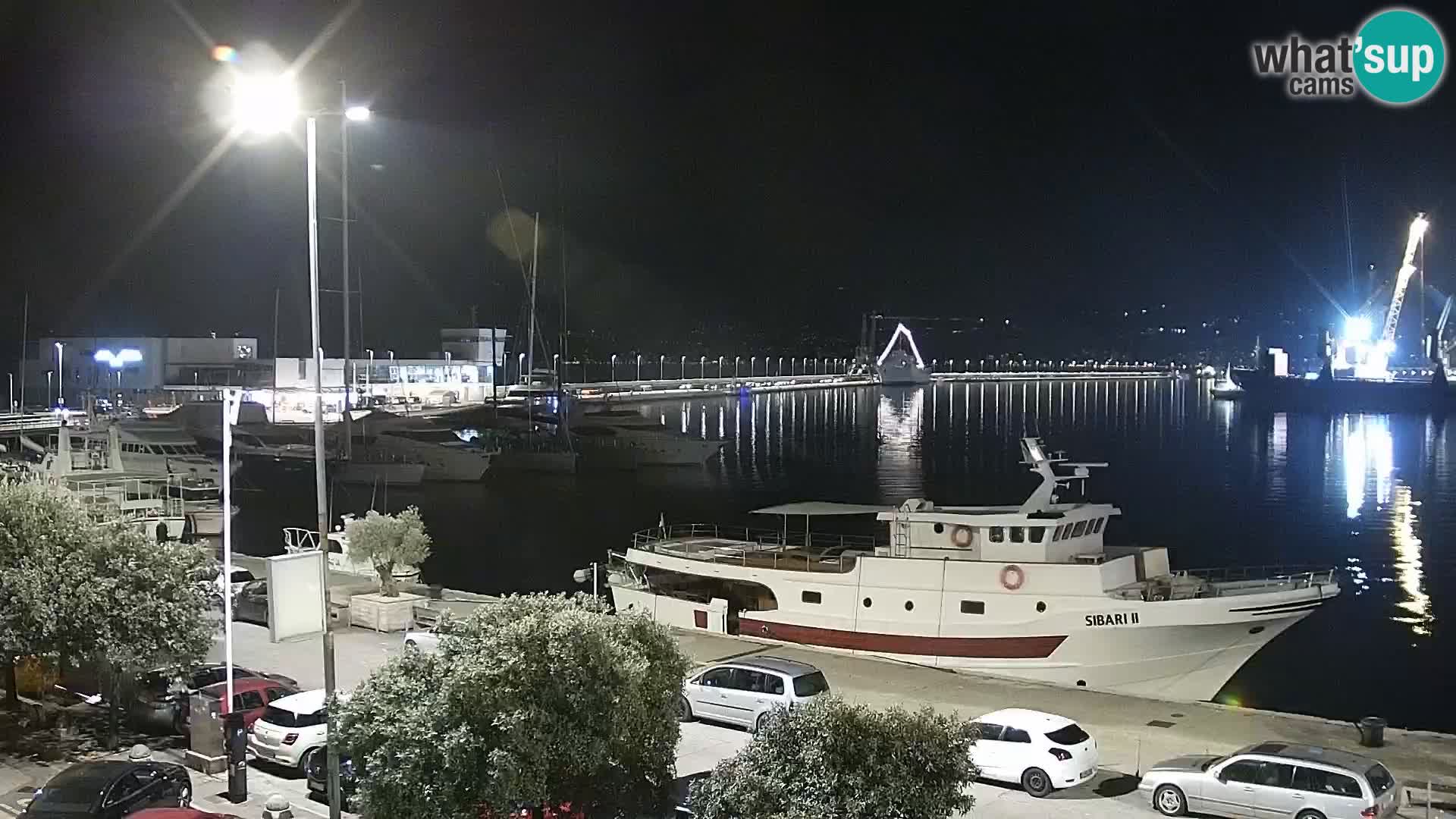 Die Riva und Marina in Rijeka – Live Webcam Kroatien
