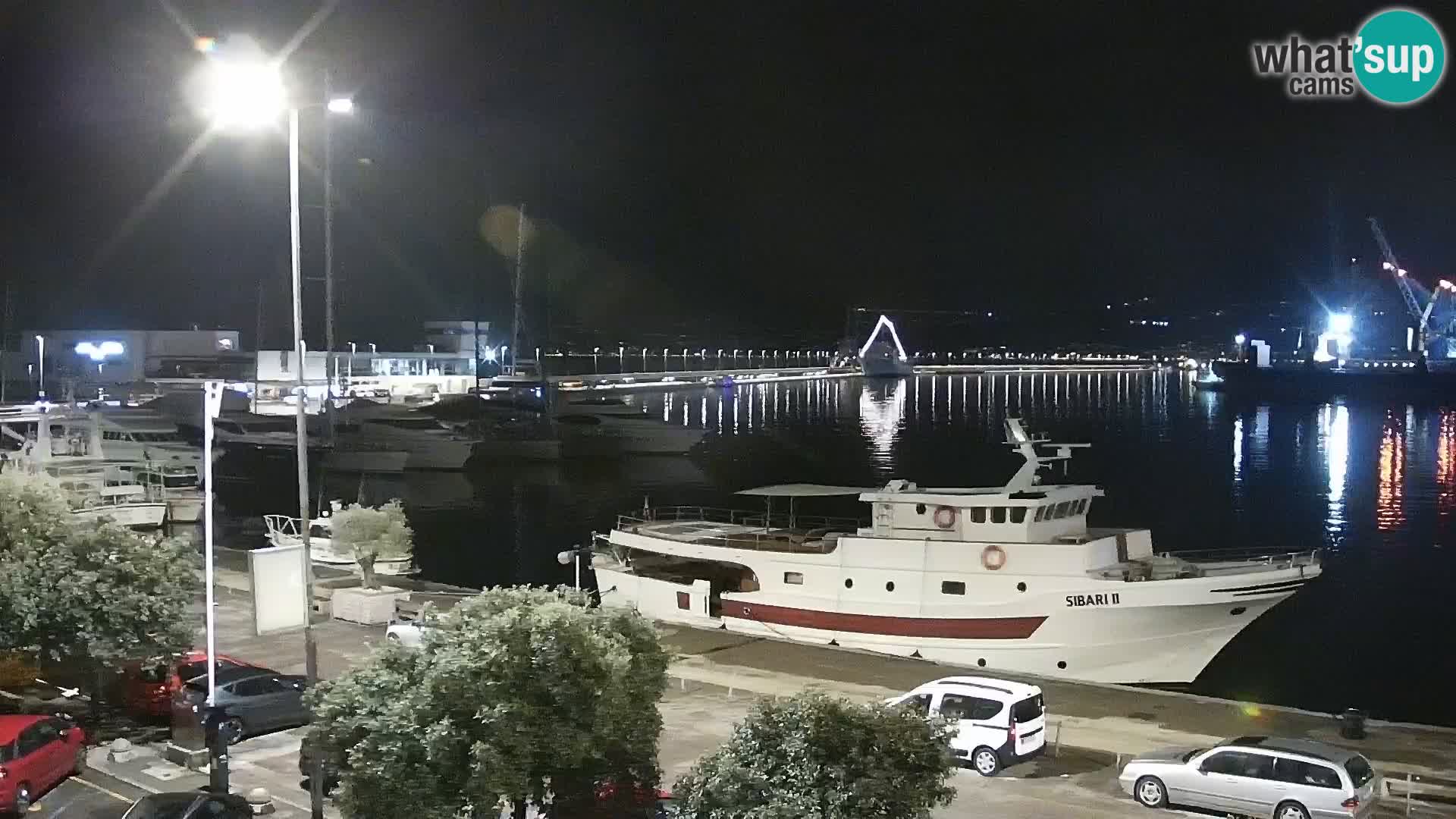 La Riva y Marina en Rijeka – Webcam en vivo Croacia