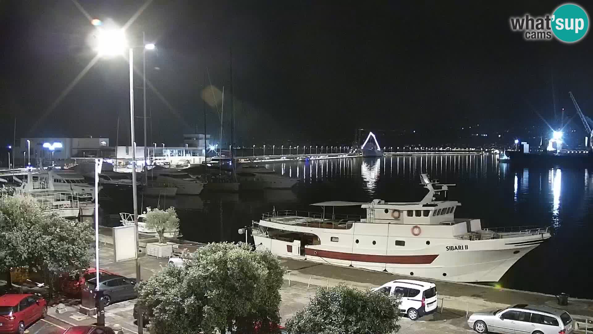 La Riva et Marina à Rijeka – Live Webcam Croatie