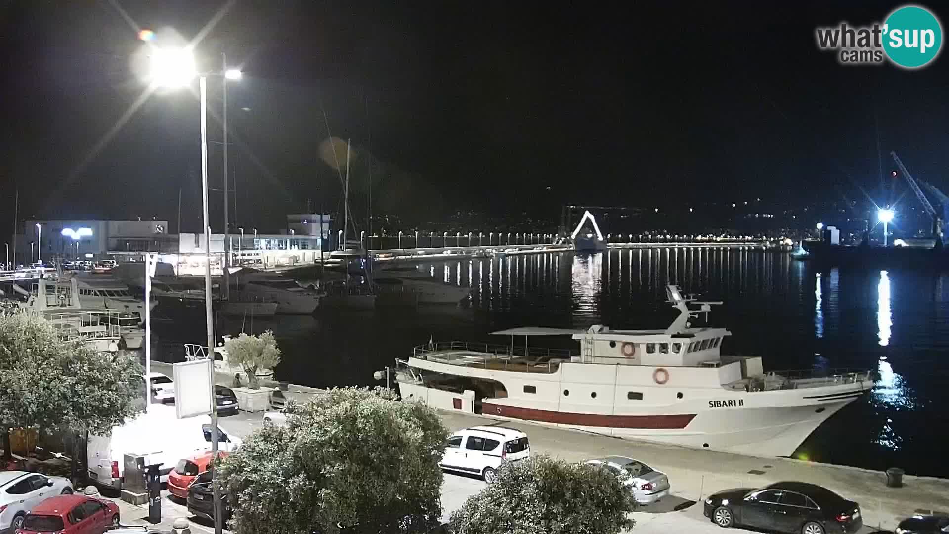 La Riva e la Marina a Rijeka (Fiume) – Live Webcam Croazia