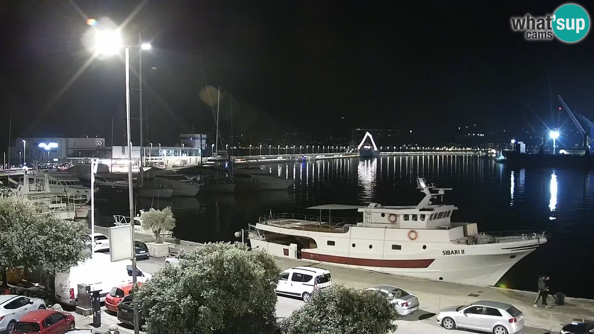 The Riva and Marina in Rijeka – Live Webcam Croatia