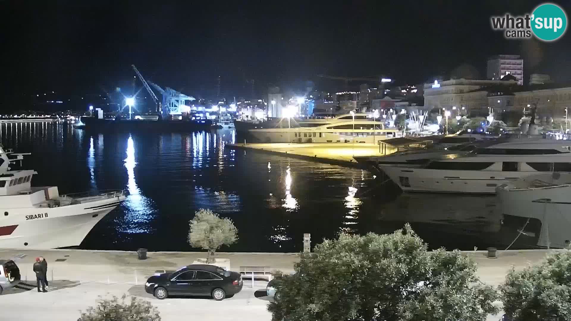 La Riva et Marina à Rijeka – Live Webcam Croatie