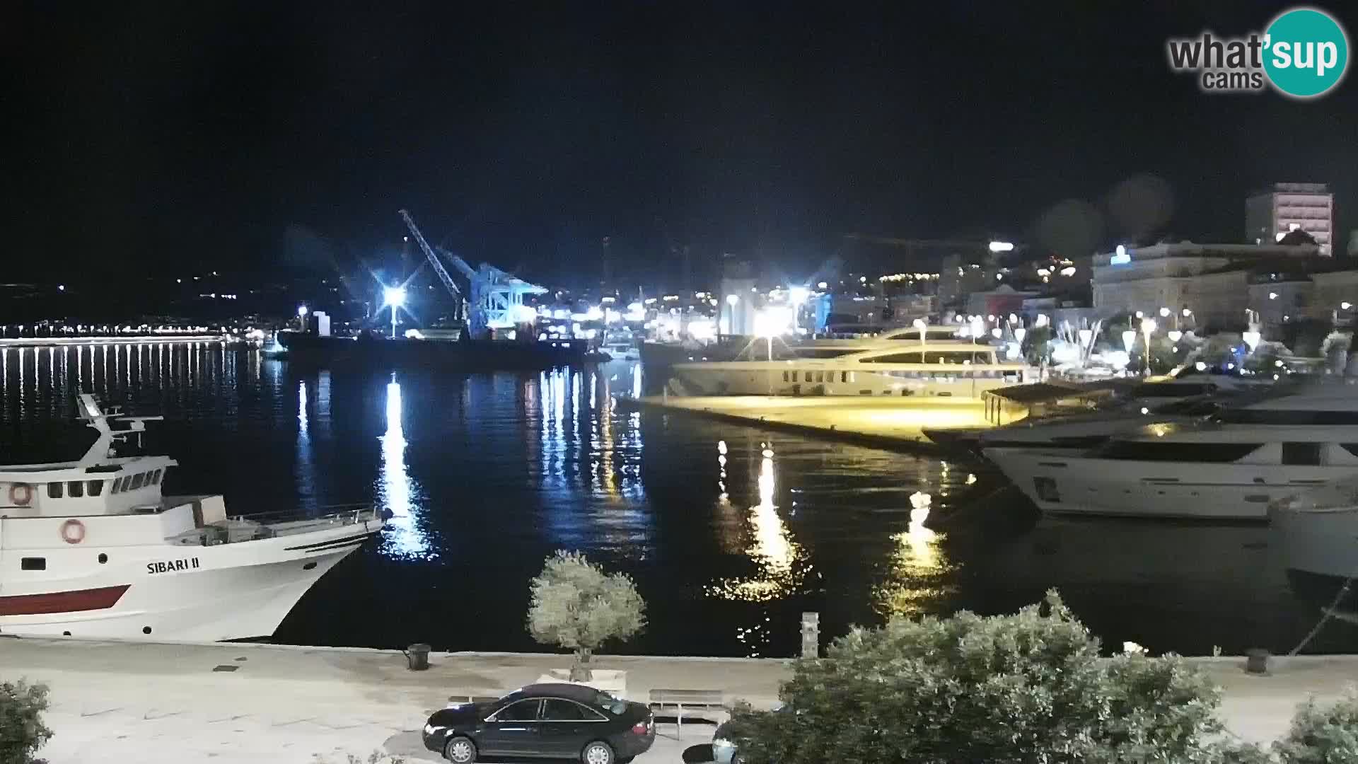 La Riva et Marina à Rijeka – Live Webcam Croatie