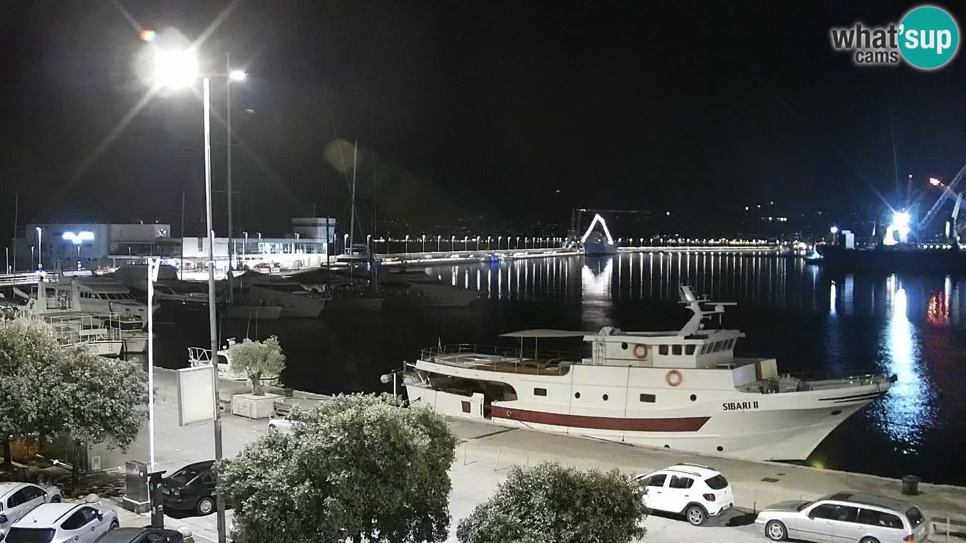 La Riva et Marina à Rijeka – Live Webcam Croatie