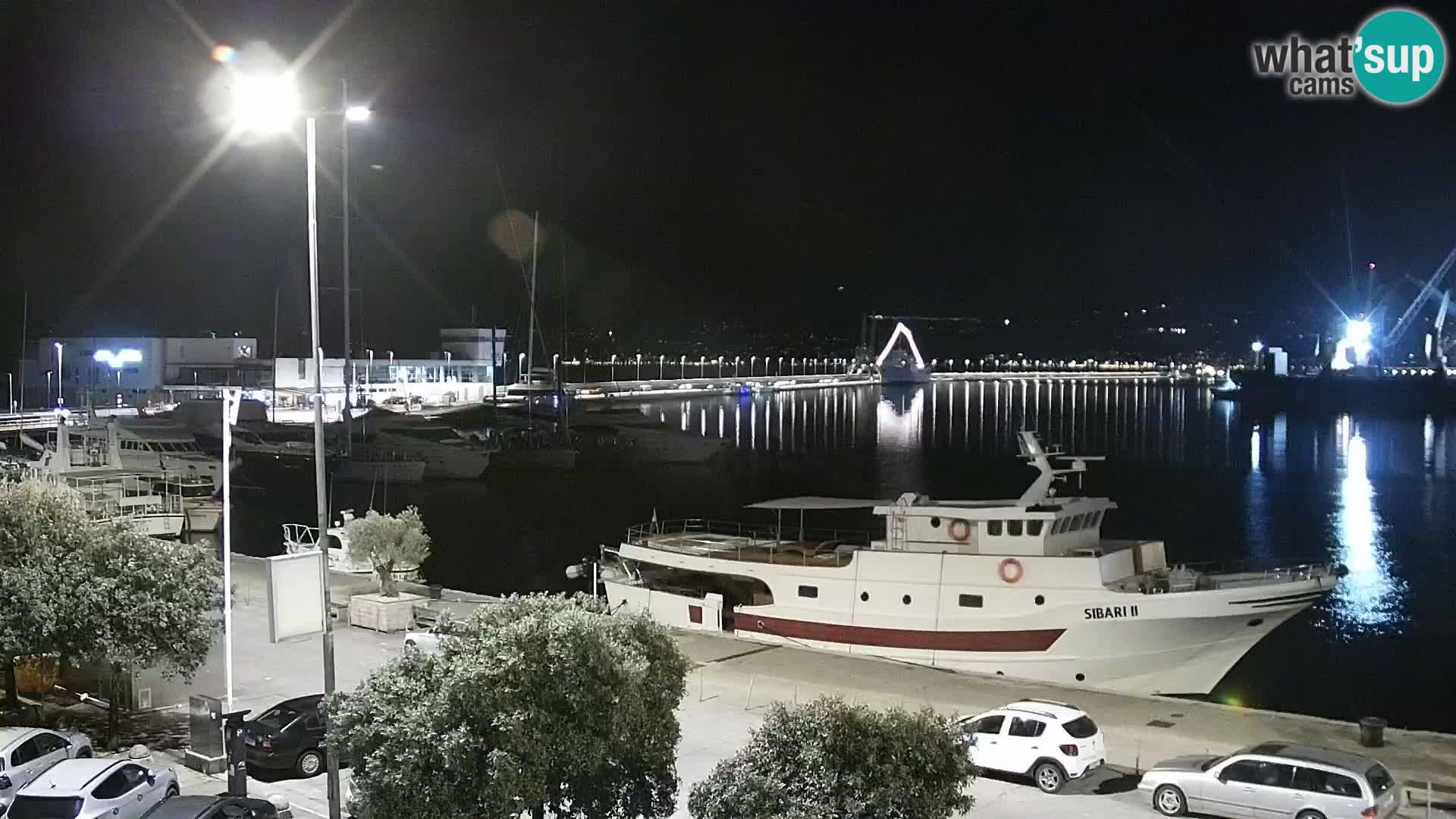 Die Riva und Marina in Rijeka – Live Webcam Kroatien