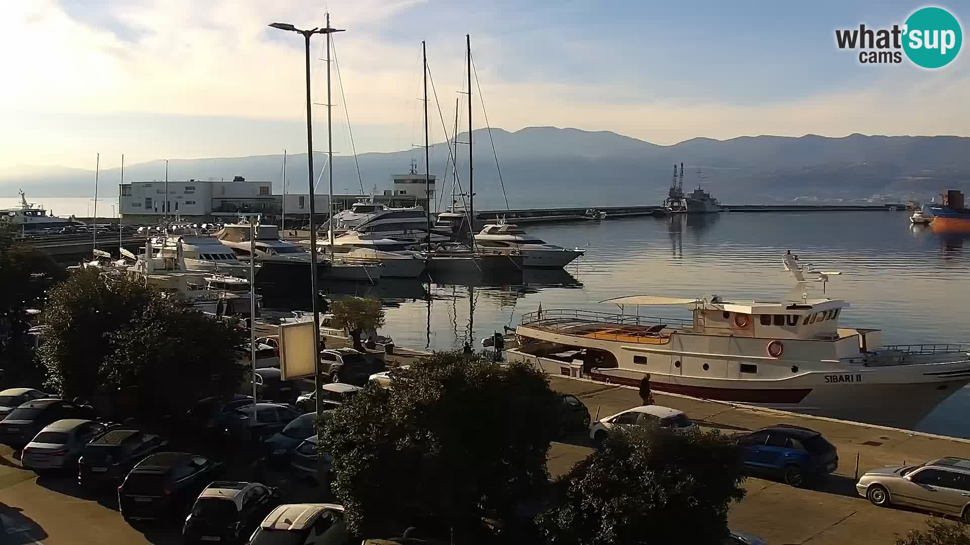 Riva i Marina u Rijeci – Web kamera uživo u Hrvatskoj