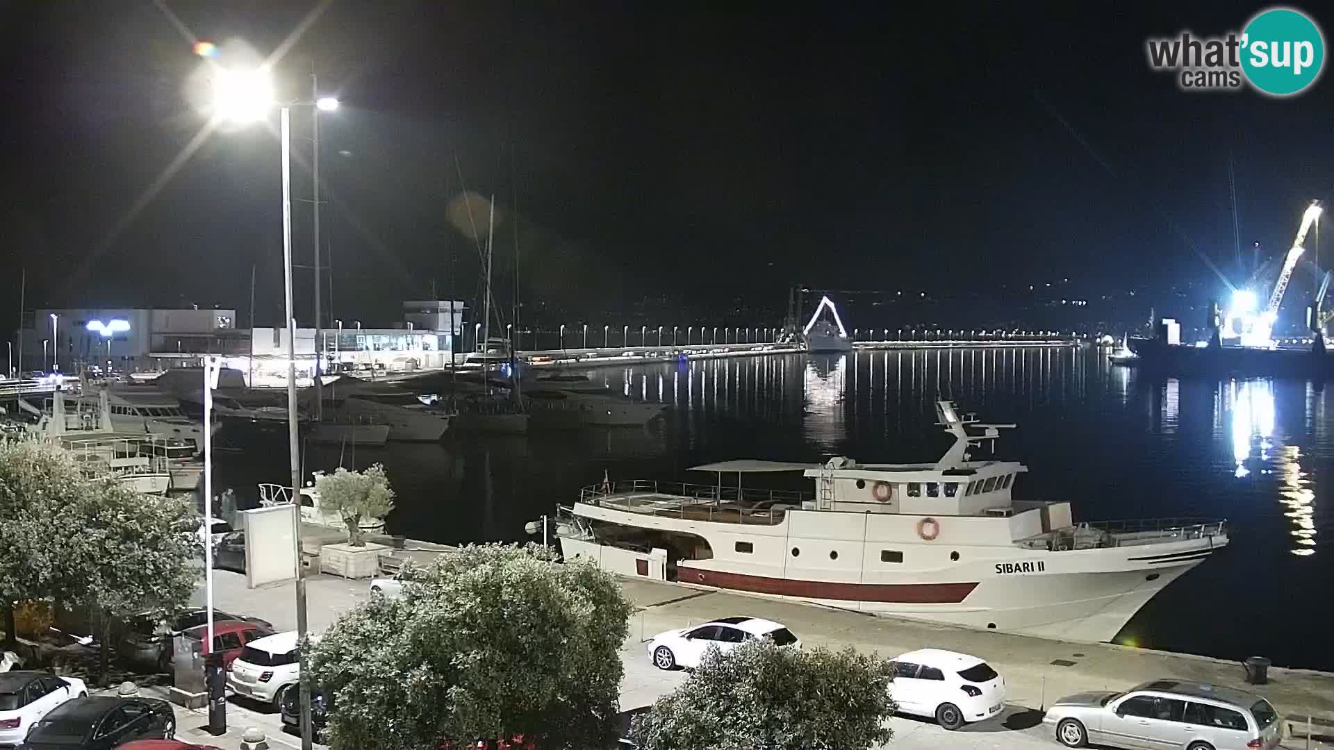 La Riva et Marina à Rijeka – Live Webcam Croatie