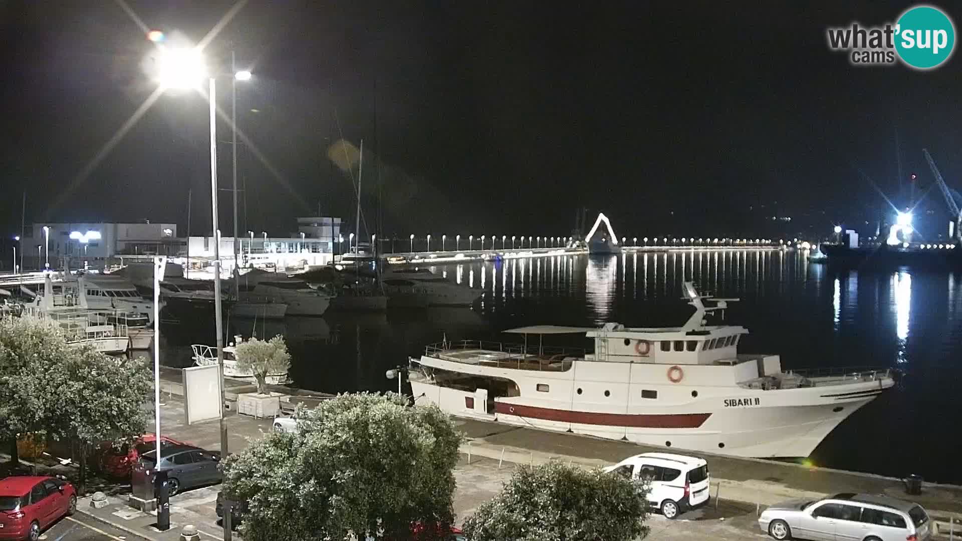 The Riva and Marina in Rijeka  – Live Webcam Croatia