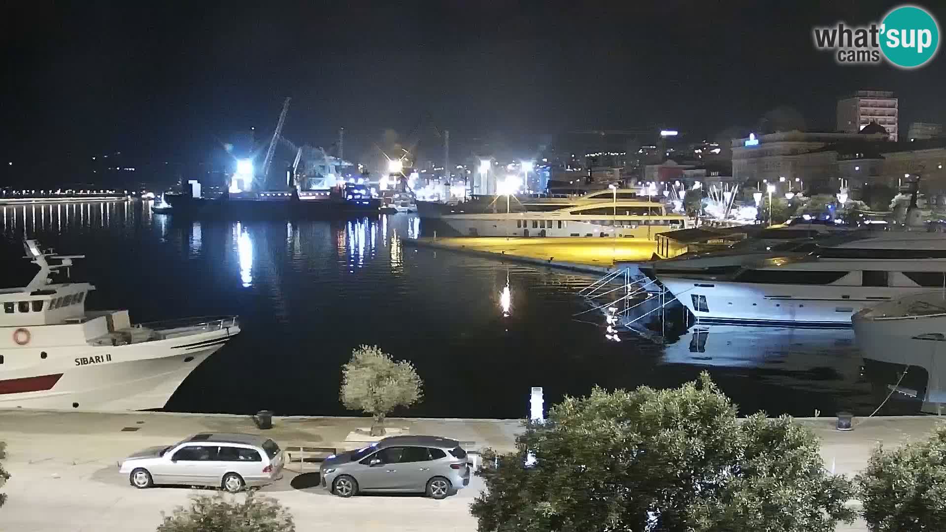 La Riva e la Marina a Rijeka (Fiume) – Live Webcam Croazia