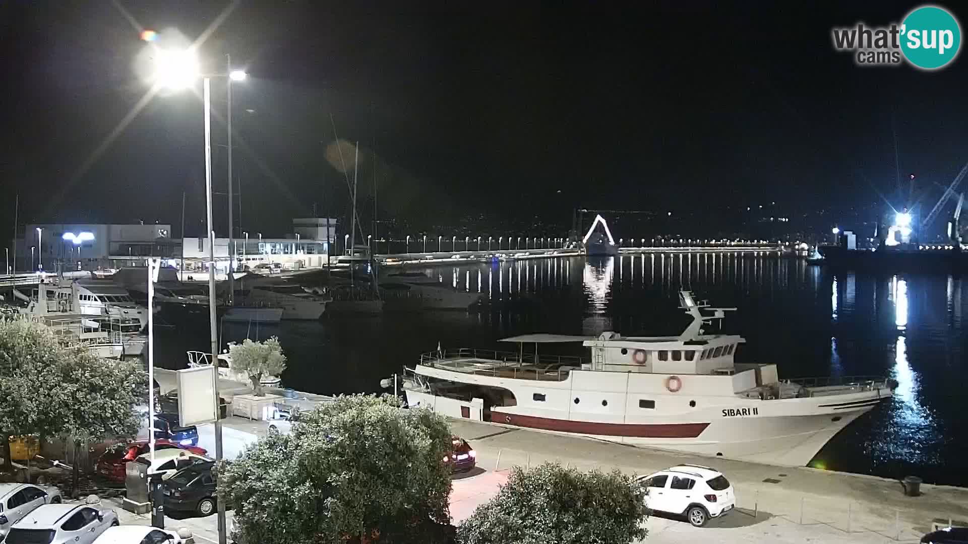 La Riva et Marina à Rijeka – Live Webcam Croatie
