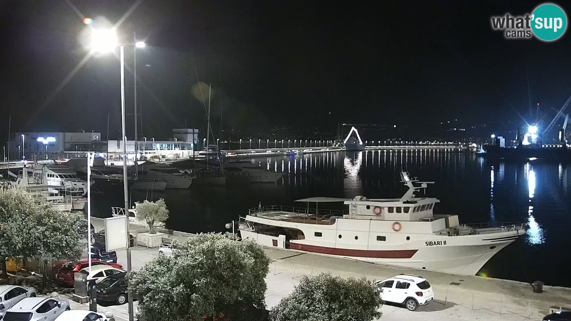 The Riva and Marina in Rijeka – Live Webcam Croatia