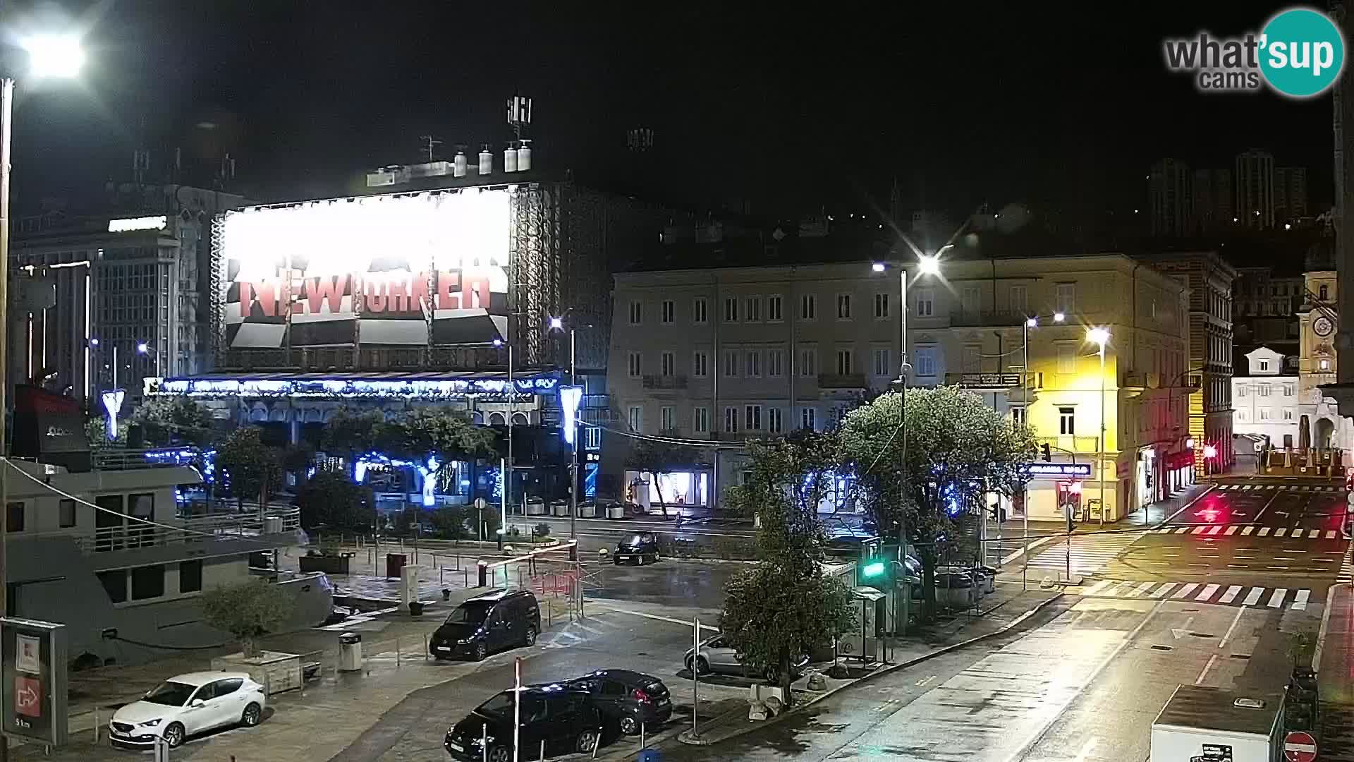 La Riva e la Marina a Rijeka (Fiume) – Live Webcam Croazia