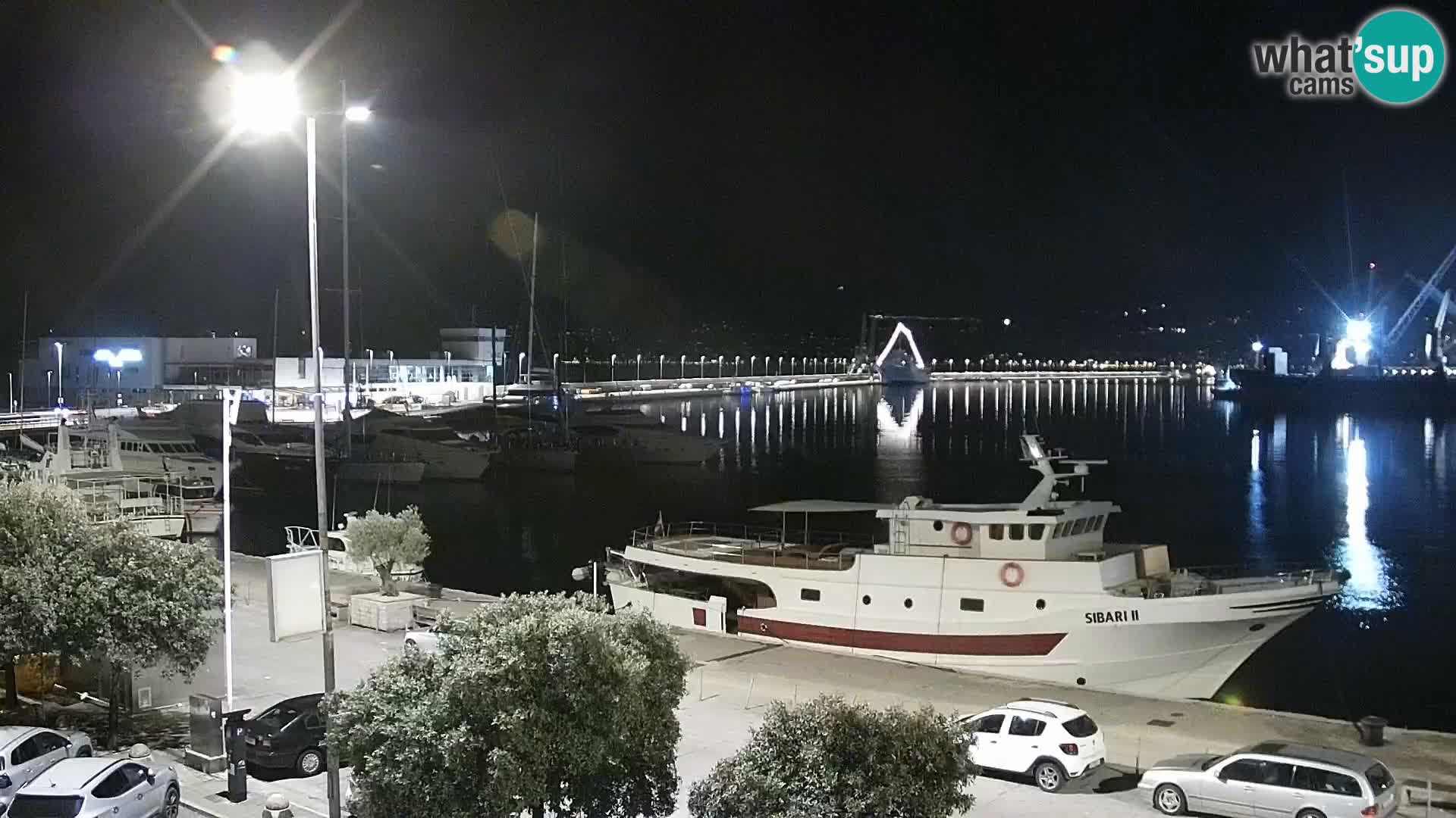 Die Riva und Marina in Rijeka – Live Webcam Kroatien