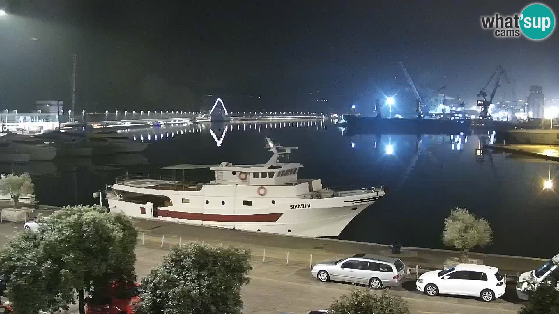 Die Riva und Marina in Rijeka – Live Webcam Kroatien